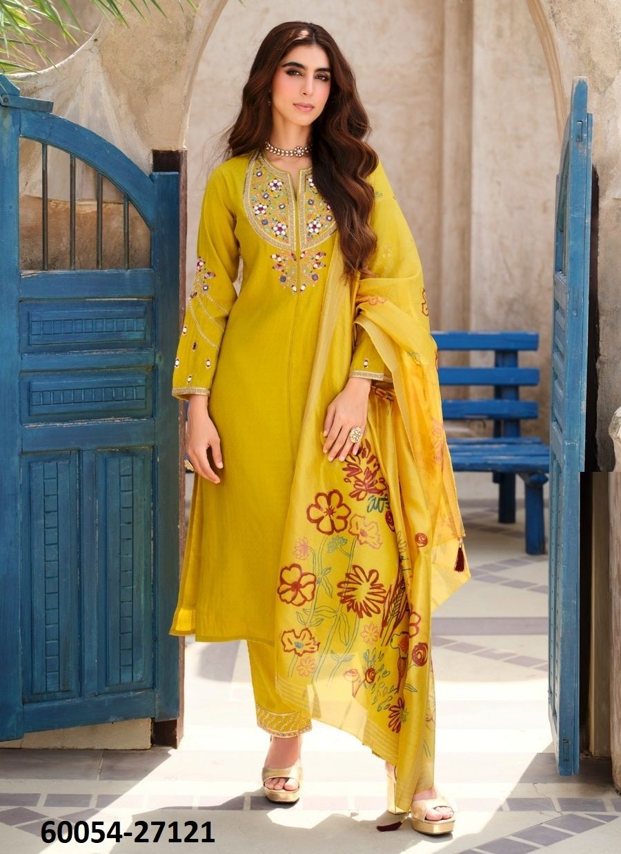CHITRA - Catalog # 60054 (Set of 4 Readymade Salwar Suits) by Brand LILY & LALI CHITRA - Catalog # 60054 (Set of 4 Readymade Salwar Suits) by Brand LILY & LALI