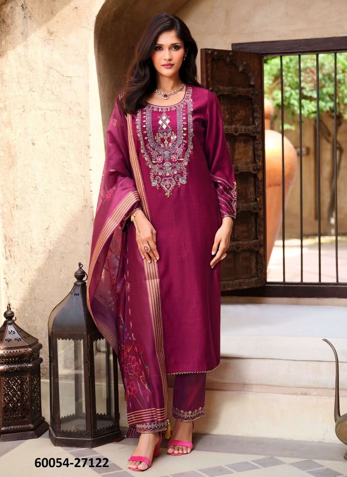 CHITRA - Catalog # 60054 (Set of 4 Readymade Salwar Suits) by Brand LILY & LALI CHITRA - Catalog # 60054 (Set of 4 Readymade Salwar Suits) by Brand LILY & LALI