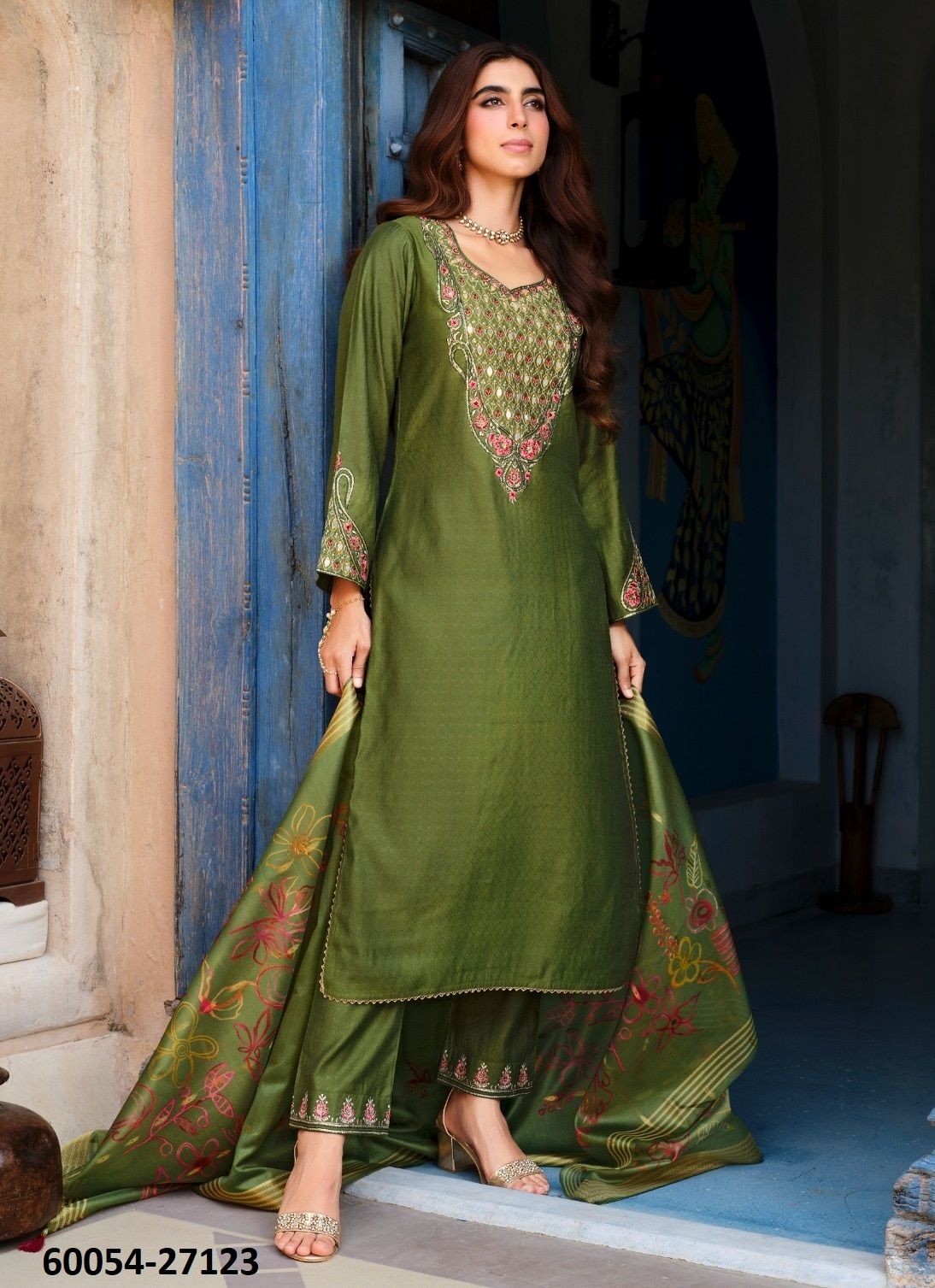 CHITRA - Catalog # 60054 (Set of 4 Readymade Salwar Suits) by Brand LILY & LALI CHITRA - Catalog # 60054 (Set of 4 Readymade Salwar Suits) by Brand LILY & LALI