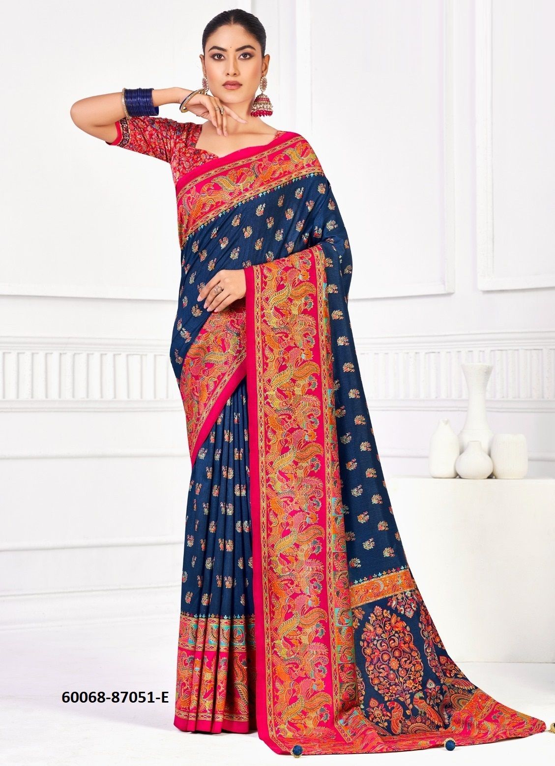 IVORY SILK 5 - Catalog # 60068 (Set of 6 Sarees) by Brand VIPUL FASHIONS IVORY SILK 5 - Catalog # 60068 (Set of 6 Sarees) by Brand VIPUL FASHIONS