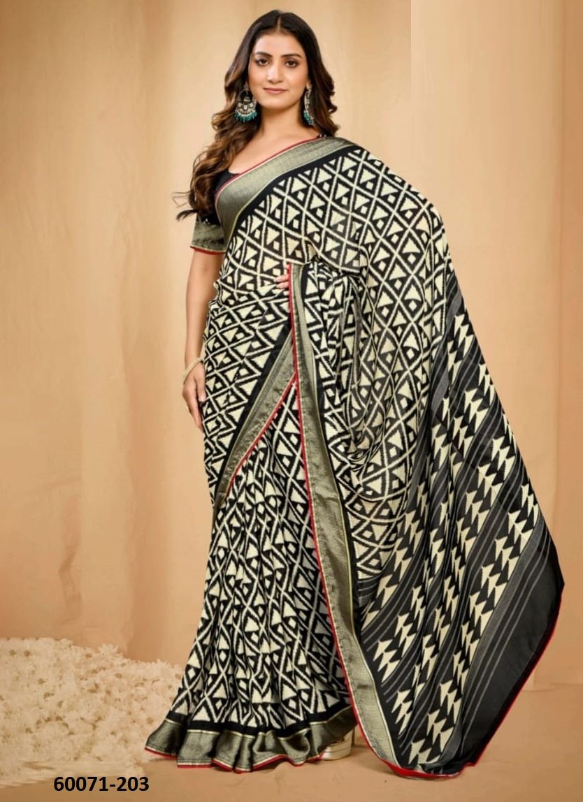 SAUMYA 2 - Catalog # 60071 (Set of 8 Sarees) by Brand KASHVI CREATIONS