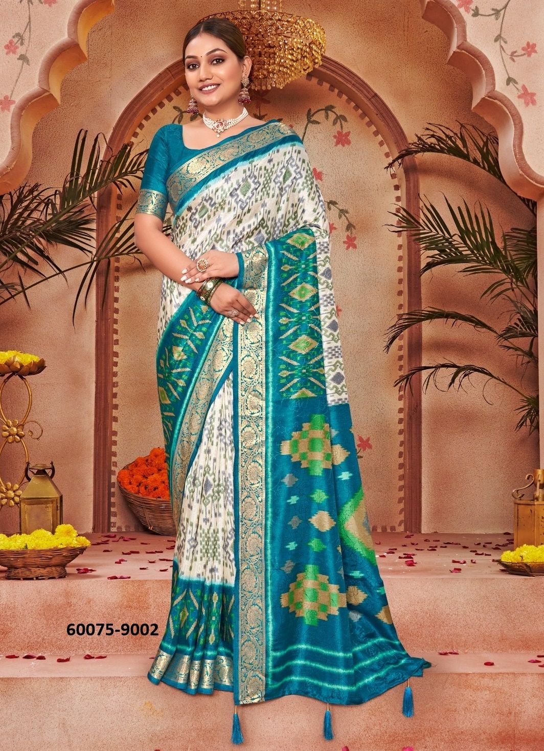 SMART LOOK 9 - Catalog # 60075 (Set of 10 Sarees) by Brand SHUBH SHREE CREATIONS