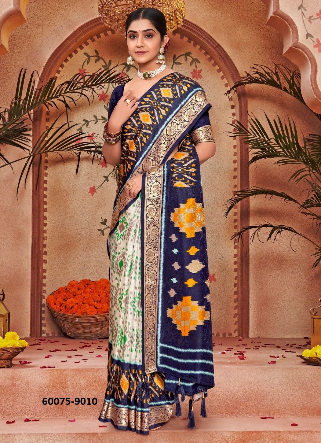 SMART LOOK 9 - Catalog # 60075 (Set of 10 Sarees) by Brand SHUBH SHREE CREATIONS