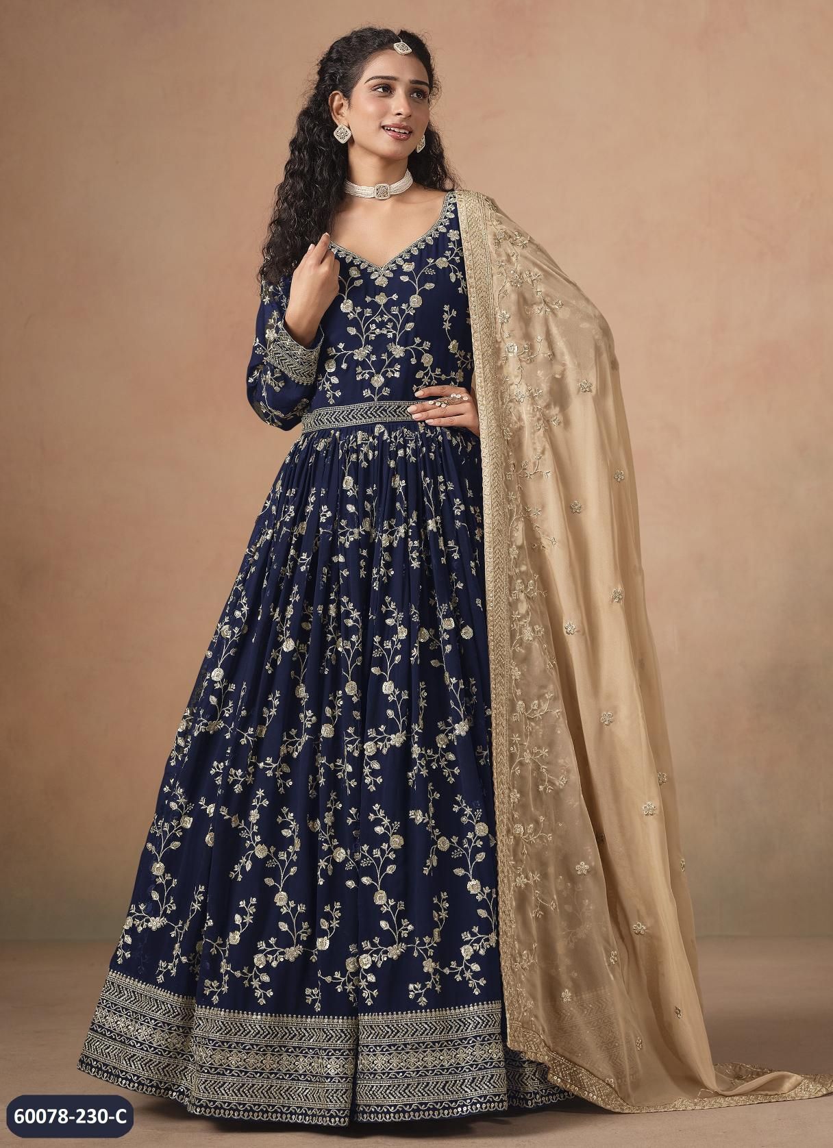 AANAYA 230 - Catalog # 60078 (Set of 4 Semi-Stitched / Un-Stitched Suits) by Brand DESI MUSE AANAYA 230 - Catalog # 60078 (Set of 4 Semi-Stitched / Un-Stitched Suits) by Brand DESI MUSE