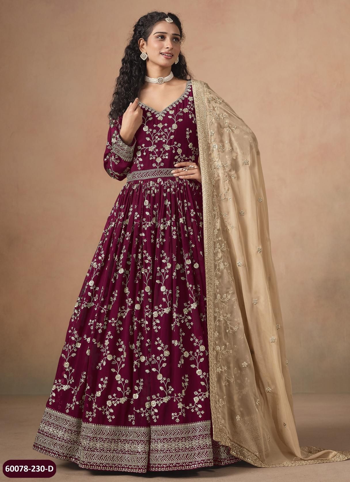 AANAYA 230 - Catalog # 60078 (Set of 4 Semi-Stitched / Un-Stitched Suits) by Brand DESI MUSE AANAYA 230 - Catalog # 60078 (Set of 4 Semi-Stitched / Un-Stitched Suits) by Brand DESI MUSE