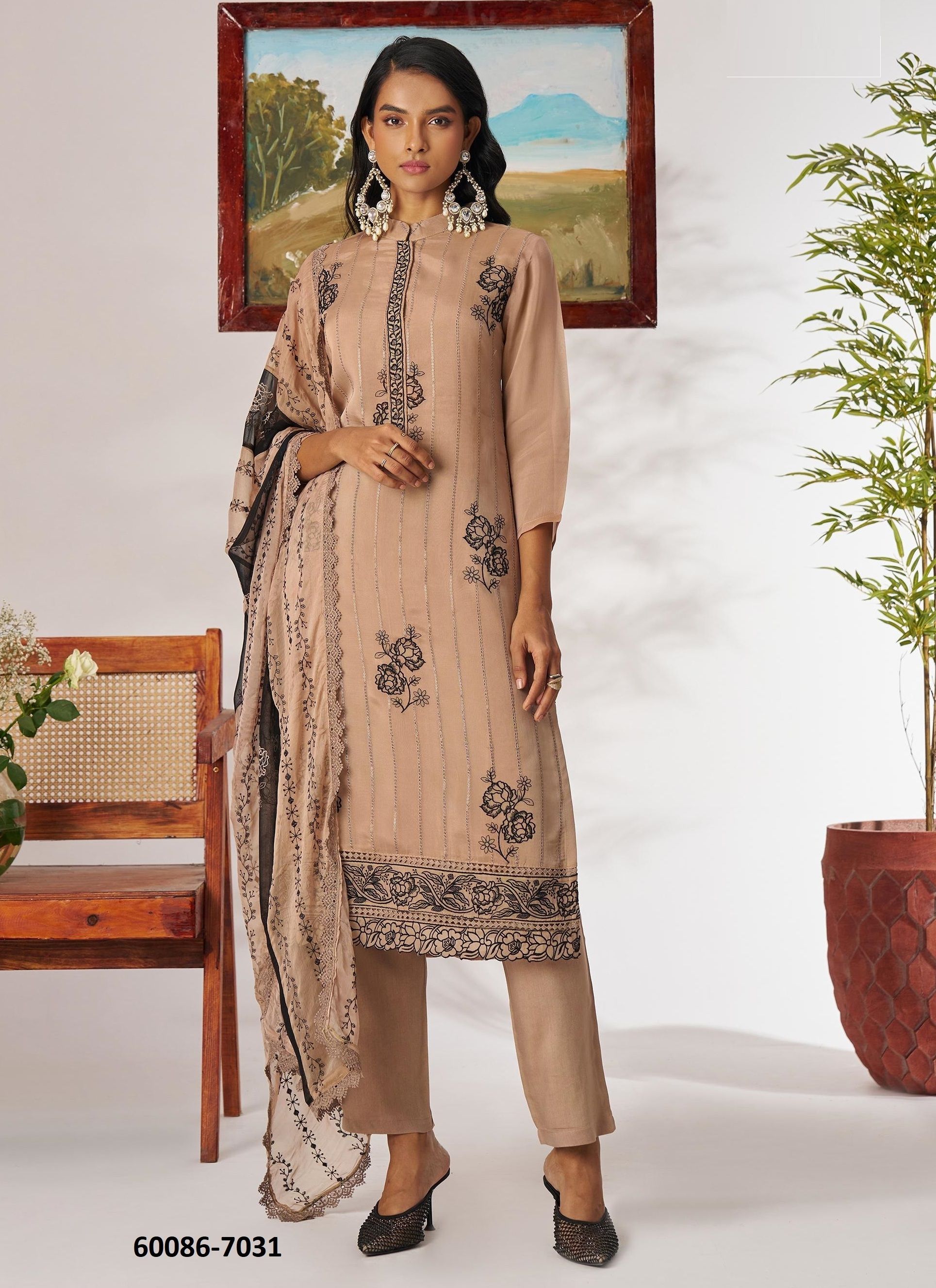 ROSE 2 - Catalog # 60086 (Set of 2 Readymade Salwar Suits) by Brand ALIZEH