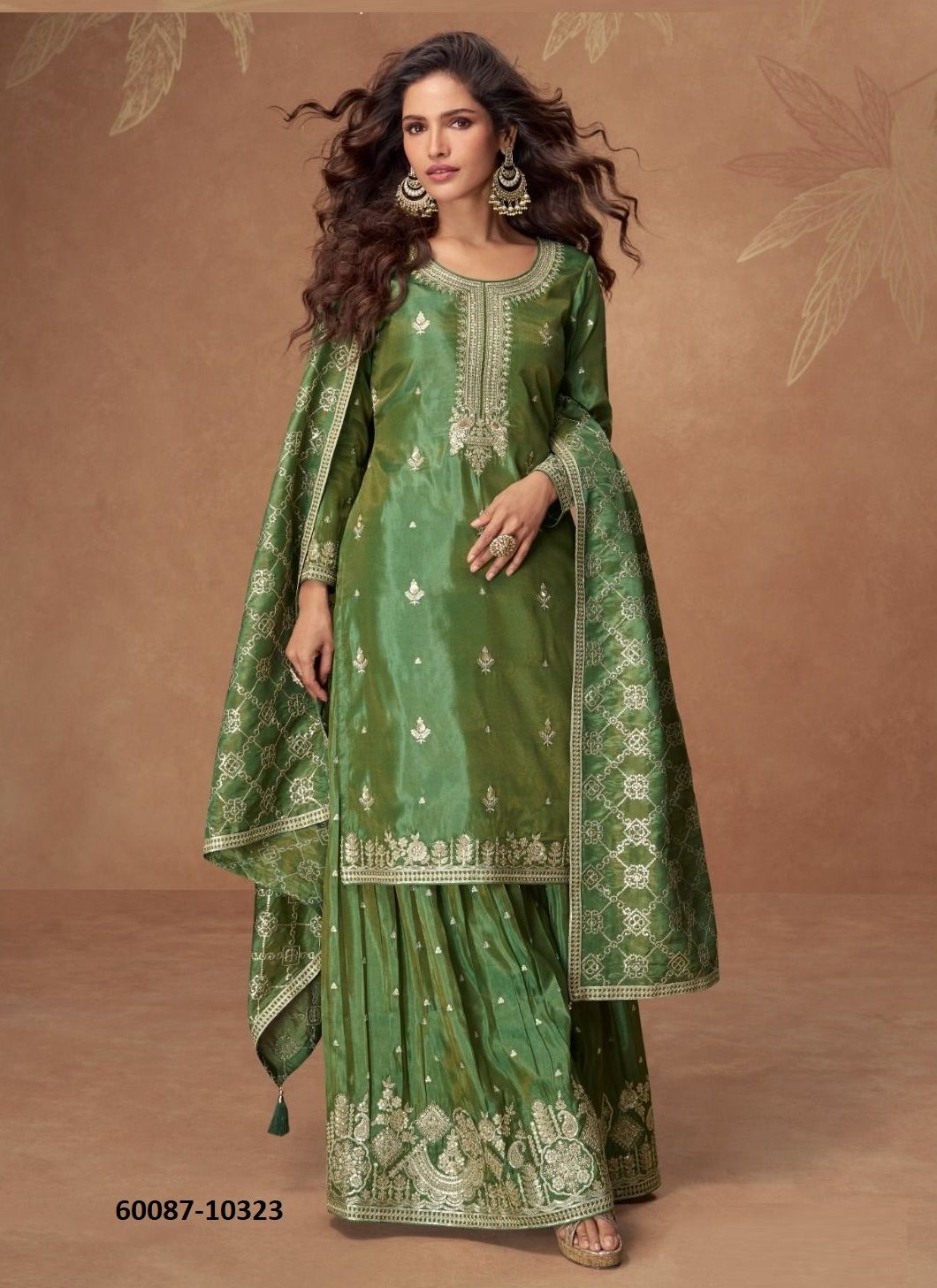 RADHA - Catalog # 60087 (Set of 4 Readymade Salwar Suits) by Brand AASHIRWAD RADHA - Catalog # 60087 (Set of 4 Readymade Salwar Suits) by Brand AASHIRWAD