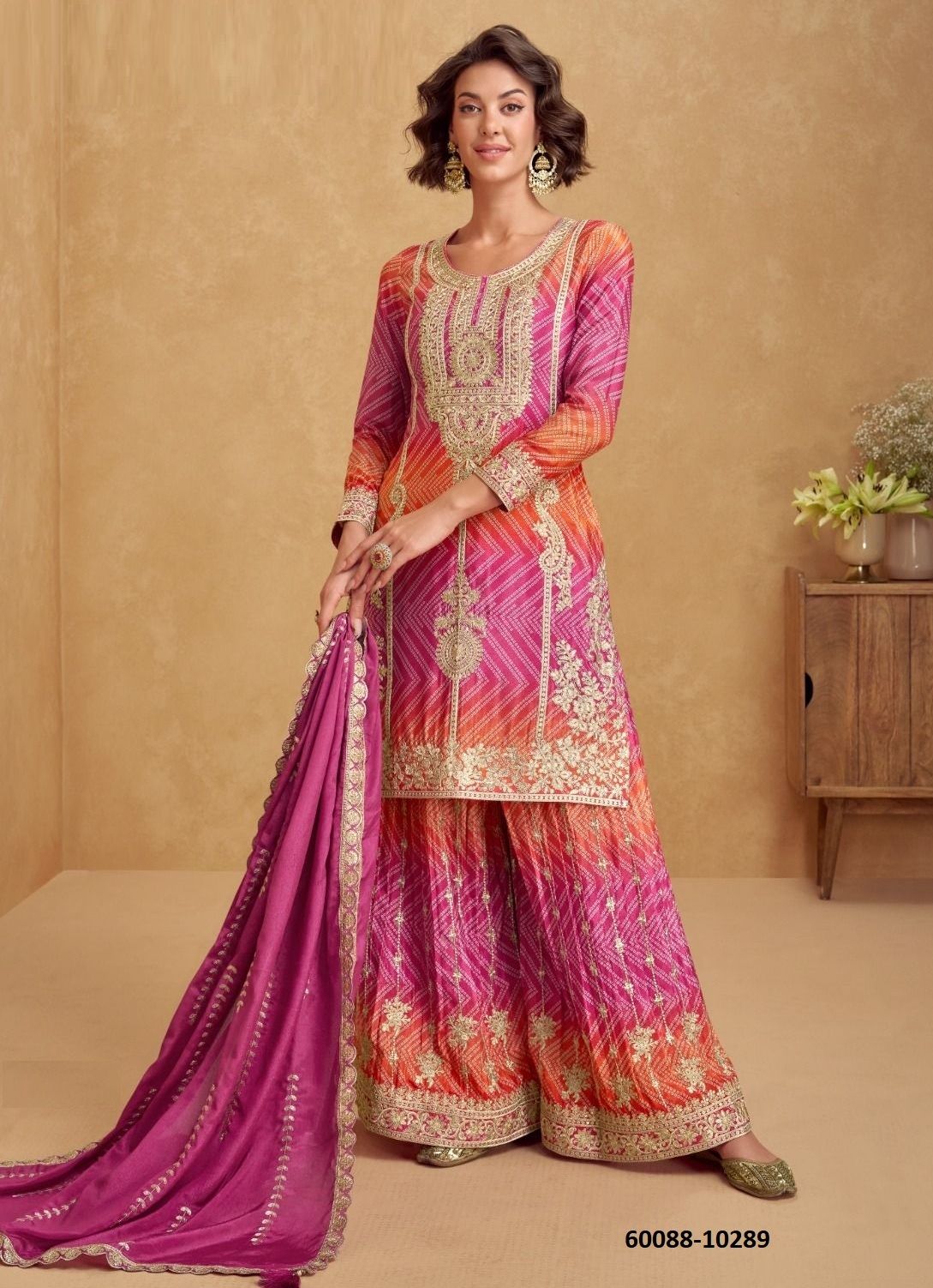 RIA - Catalog # 60088 (Set of 3 Readymade Salwar Suits) by Brand AASHIRWAD RIA - Catalog # 60088 (Set of 3 Readymade Salwar Suits) by Brand AASHIRWAD