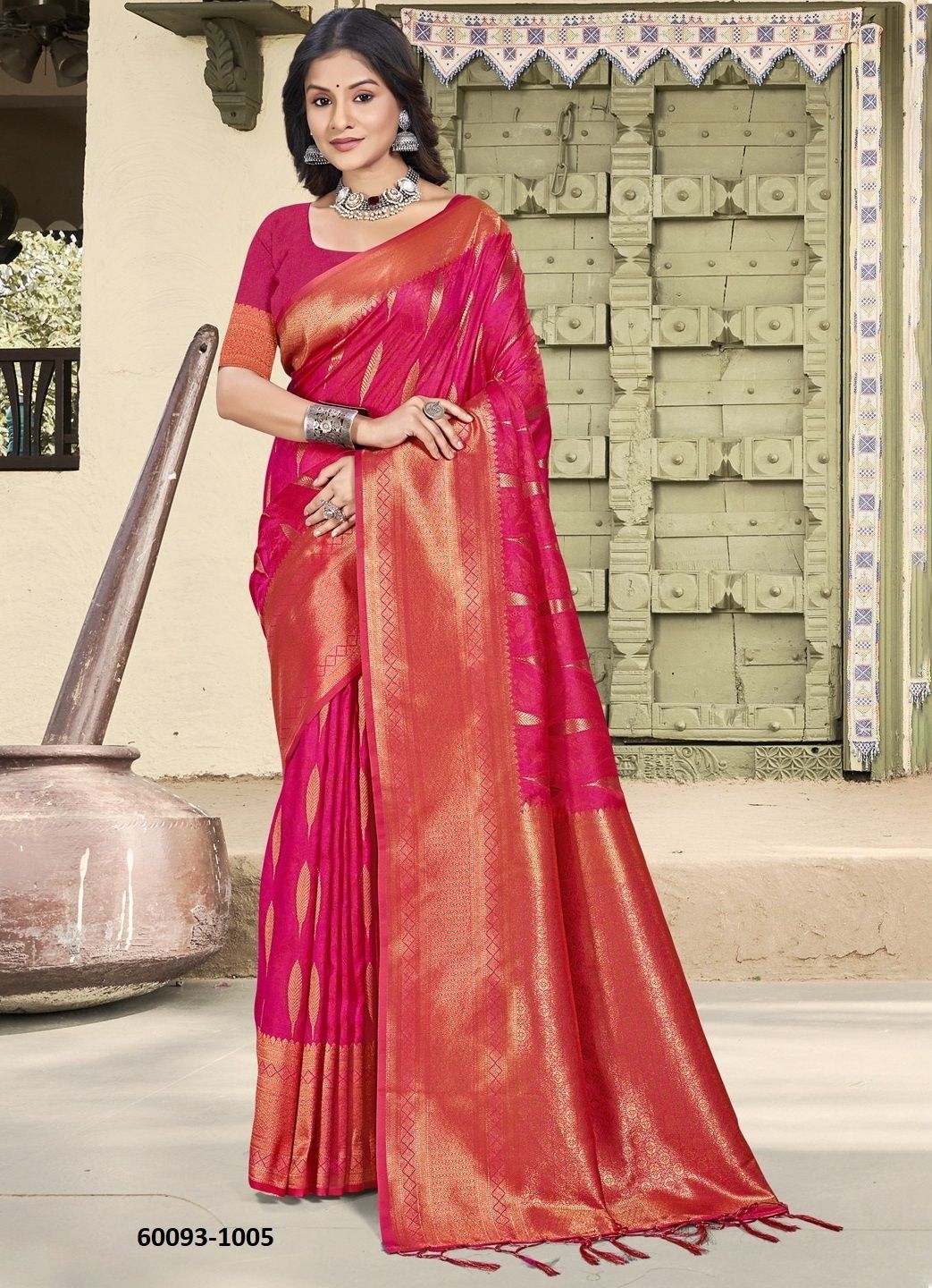 PINKVILLA - Catalog # 60093 (Set of 4 Sarees) by Brand DESI MUSE