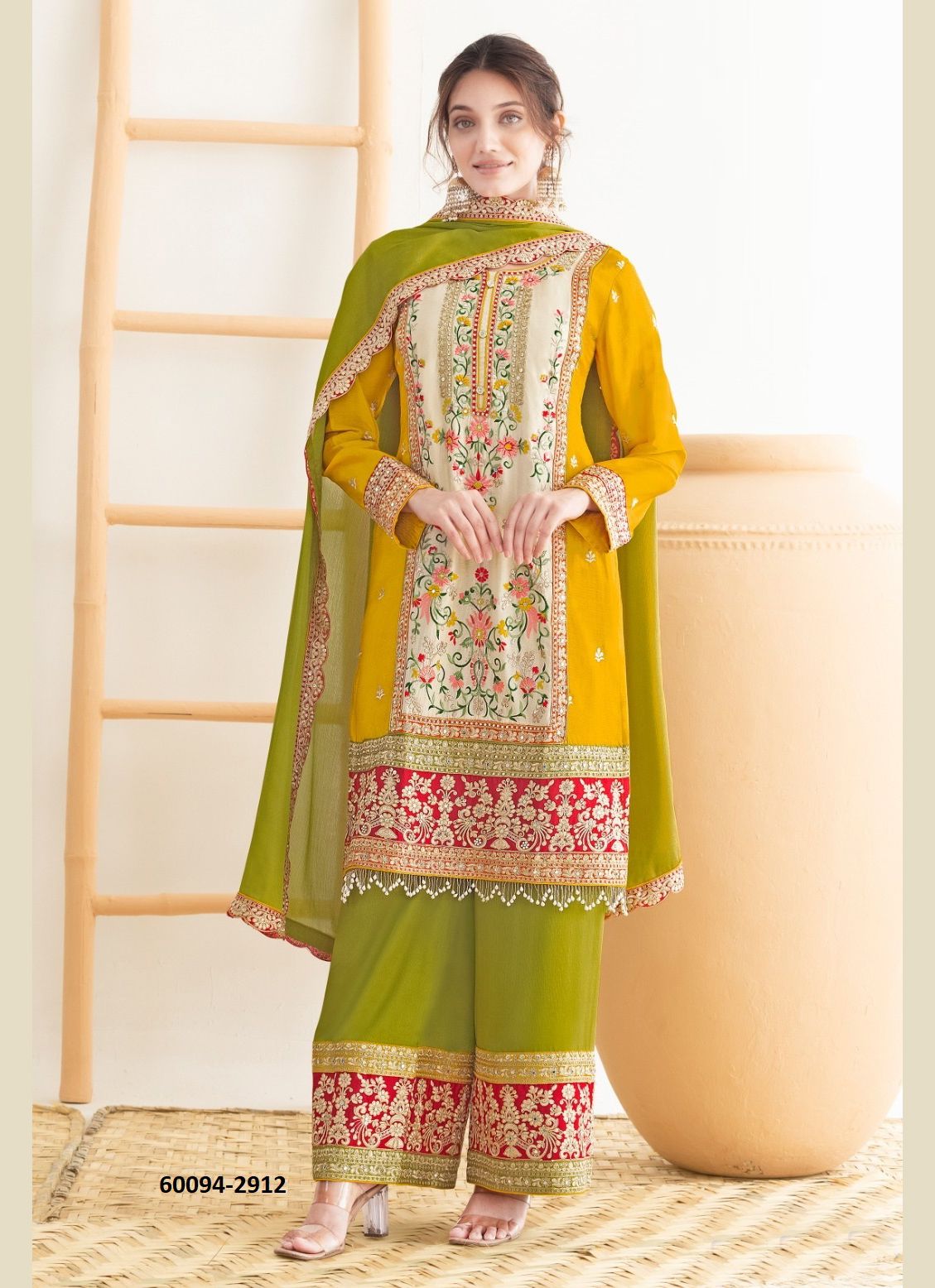 AMARBEL - Catalog # 60094 (Set of 2 Readymade Salwar Suits) by Brand GULZAR COUTURE AMARBEL - Catalog # 60094 (Set of 2 Readymade Salwar Suits) by Brand GULZAR COUTURE