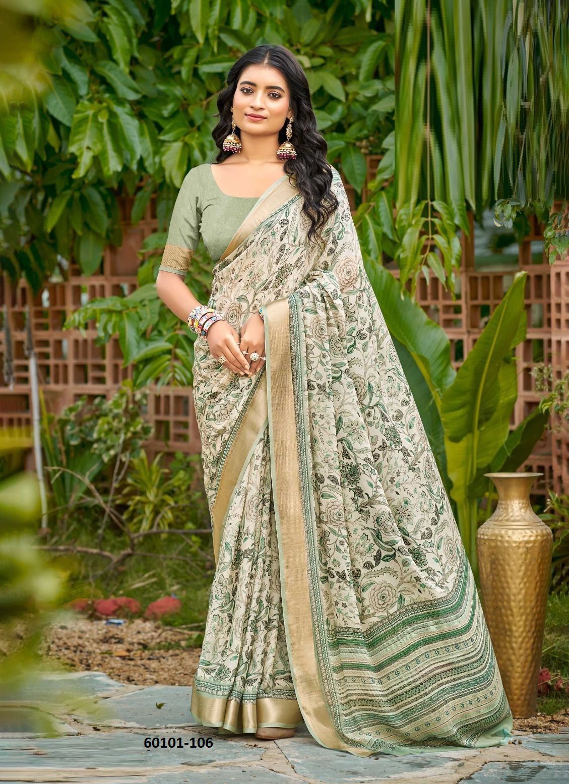 MISHRI - Catalog # 60101 (Set of 8 Sarees) by Brand KASHVI CREATIONS