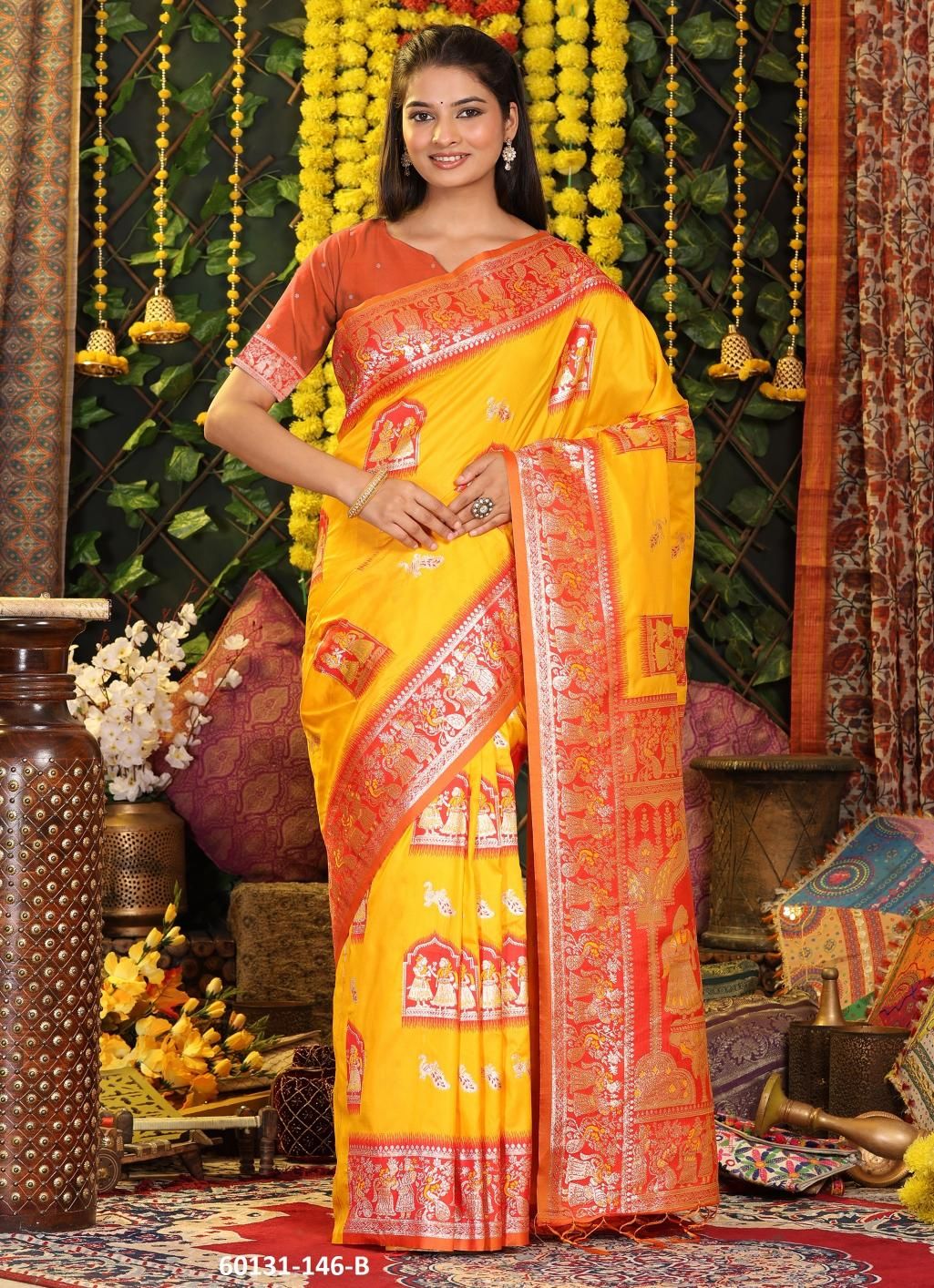 MRIDULA SILK - Catalog # 60131 (Set of 6 Sarees) by Brand DESI MUSE MRIDULA SILK - Catalog # 60131 (Set of 6 Sarees) by Brand DESI MUSE