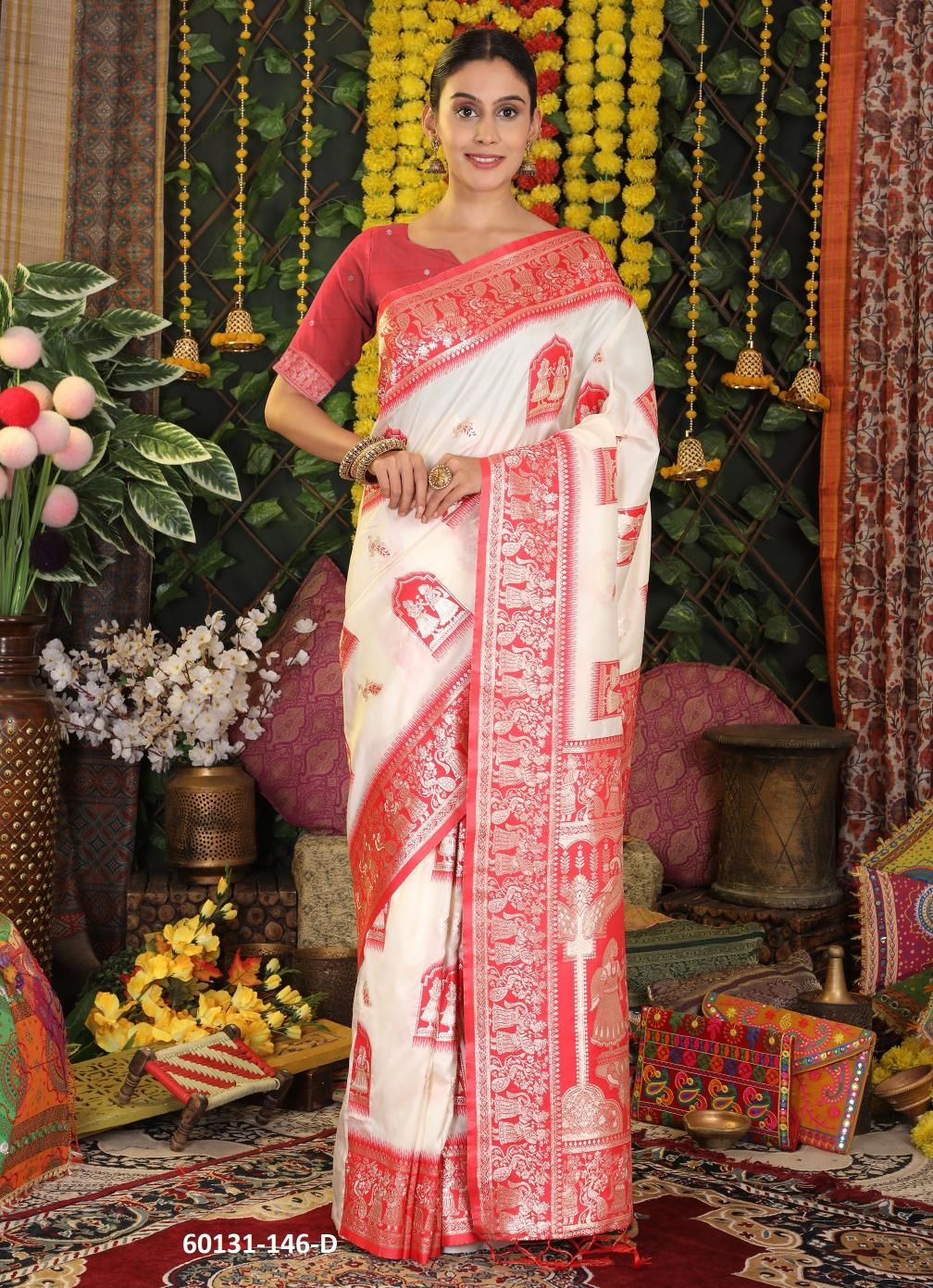 MRIDULA SILK - Catalog # 60131 (Set of 6 Sarees) by Brand DESI MUSE MRIDULA SILK - Catalog # 60131 (Set of 6 Sarees) by Brand DESI MUSE