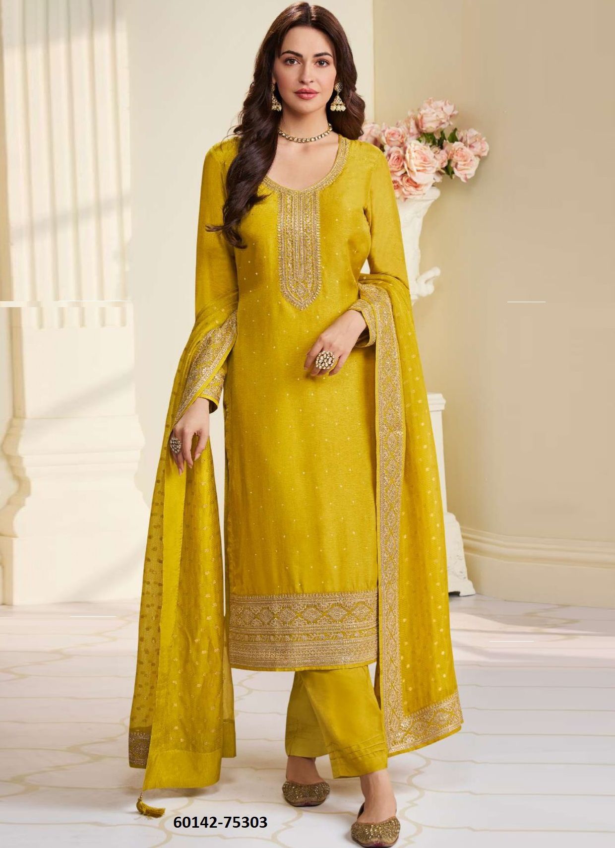 SAIYAARA - Catalog # 60142 (Set of 4 Semi-Stitched / Un-Stitched Suits) by Brand VINAY FASHION LLP SAIYAARA - Catalog # 60142 (Set of 4 Semi-Stitched / Un-Stitched Suits) by Brand VINAY FASHION LLP