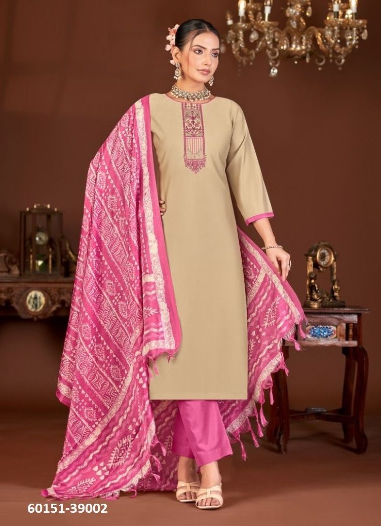 EVANKA 13 - Catalog # 60151 (Set of 12 Readymade Salwar Suits) by Brand JAGRAASA