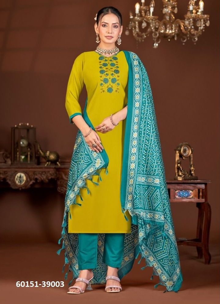 EVANKA 13 - Catalog # 60151 (Set of 12 Readymade Salwar Suits) by Brand JAGRAASA