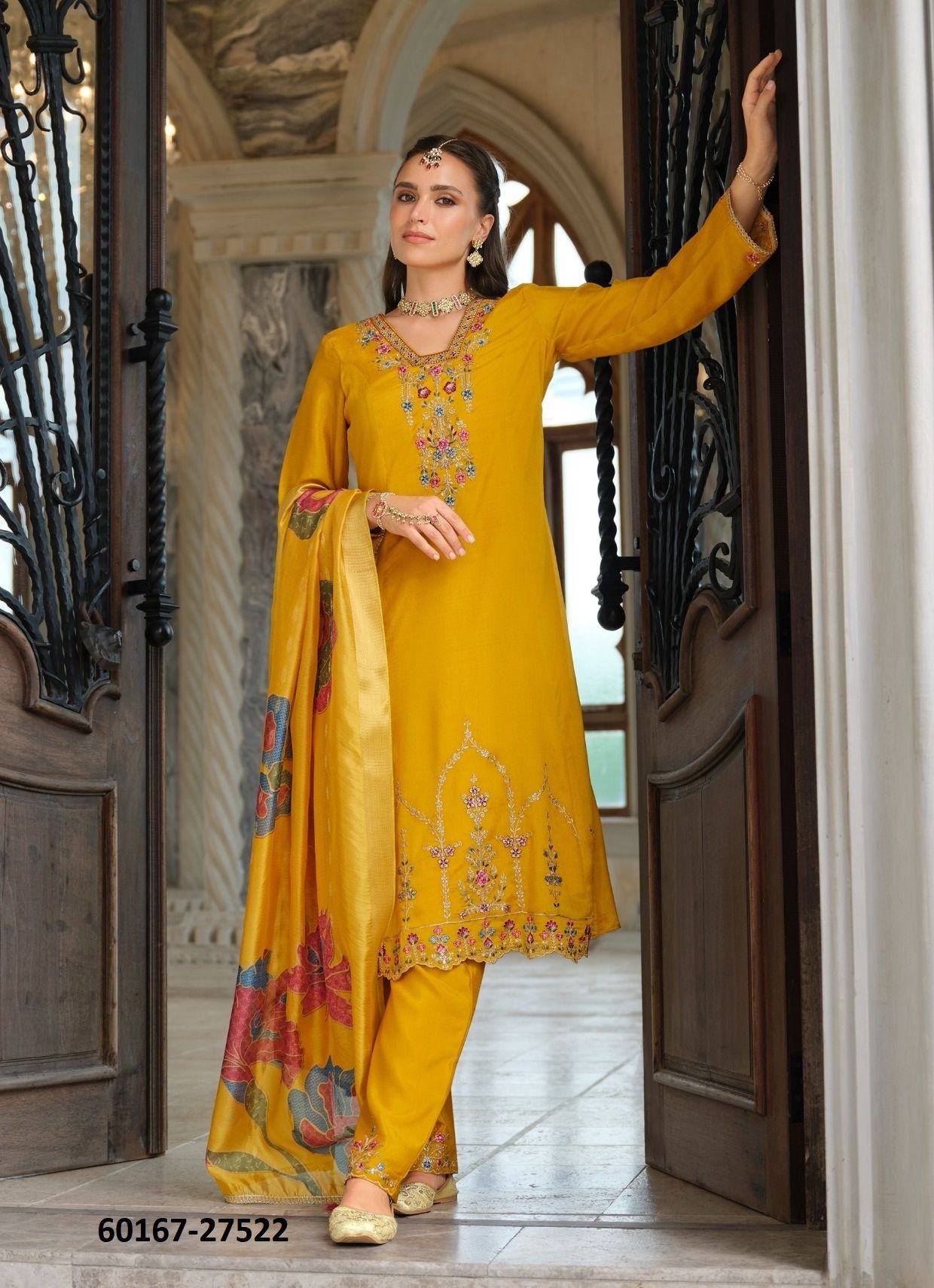 SARVARI - Catalog # 60167 (Set of 4 Readymade Salwar Suits) by Brand LILY & LALI SARVARI - Catalog # 60167 (Set of 4 Readymade Salwar Suits) by Brand LILY & LALI