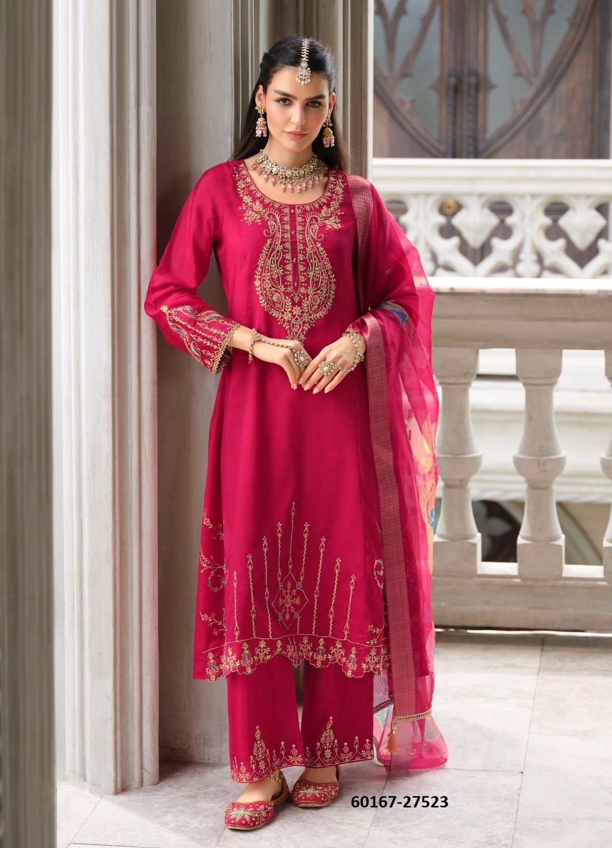 SARVARI - Catalog # 60167 (Set of 4 Readymade Salwar Suits) by Brand LILY & LALI SARVARI - Catalog # 60167 (Set of 4 Readymade Salwar Suits) by Brand LILY & LALI