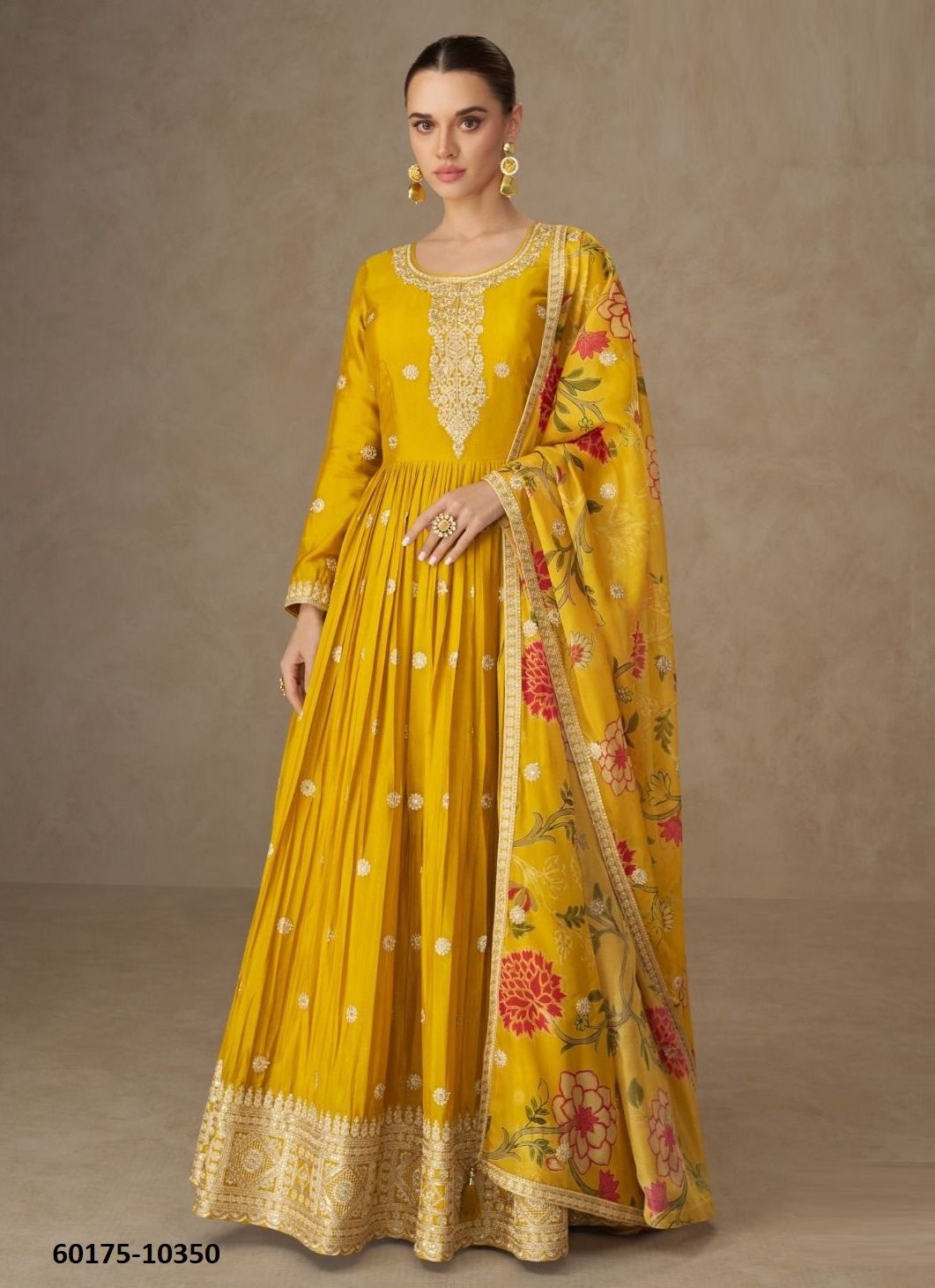 ANMOL - Catalog # 60175 (Set of 3 Readymade Gowns) by Brand AASHIRWAD ANMOL - Catalog # 60175 (Set of 3 Readymade Gowns) by Brand AASHIRWAD