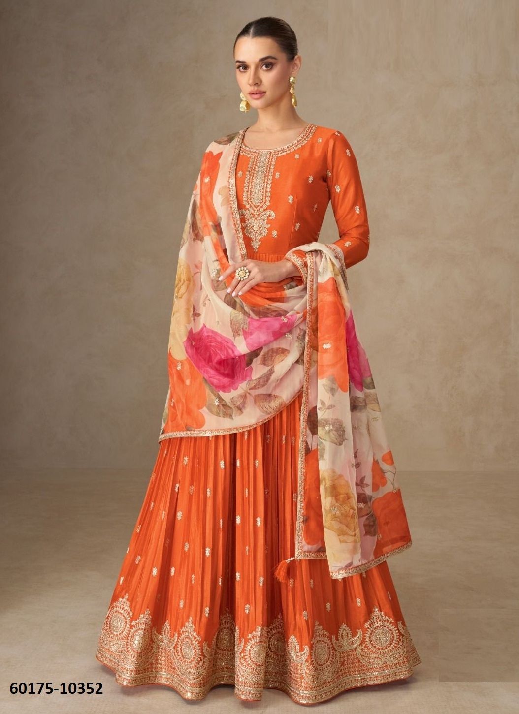 ANMOL - Catalog # 60175 (Set of 3 Readymade Gowns) by Brand AASHIRWAD ANMOL - Catalog # 60175 (Set of 3 Readymade Gowns) by Brand AASHIRWAD