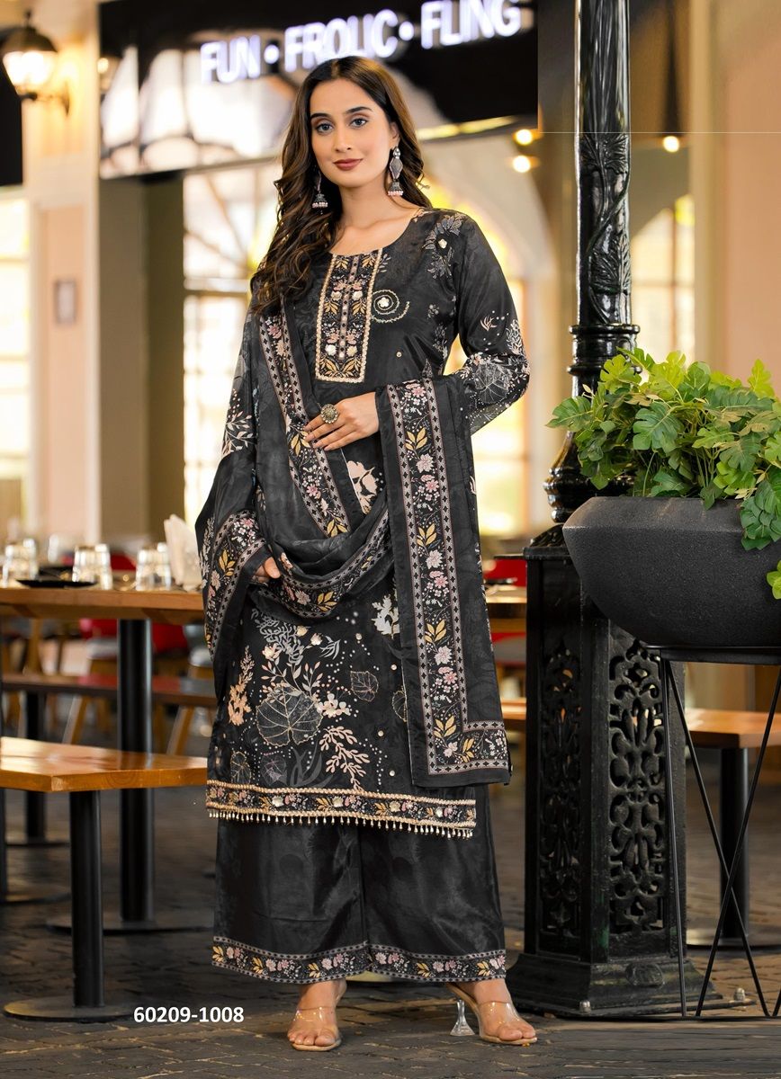 THREAD THRILL 105-108 - Catalog # 60209 (Set of 4 Readymade Salwar Suits) by Brand JAGRAASA THREAD THRILL 105-108 - Catalog # 60209 (Set of 4 Readymade Salwar Suits) by Brand JAGRAASA