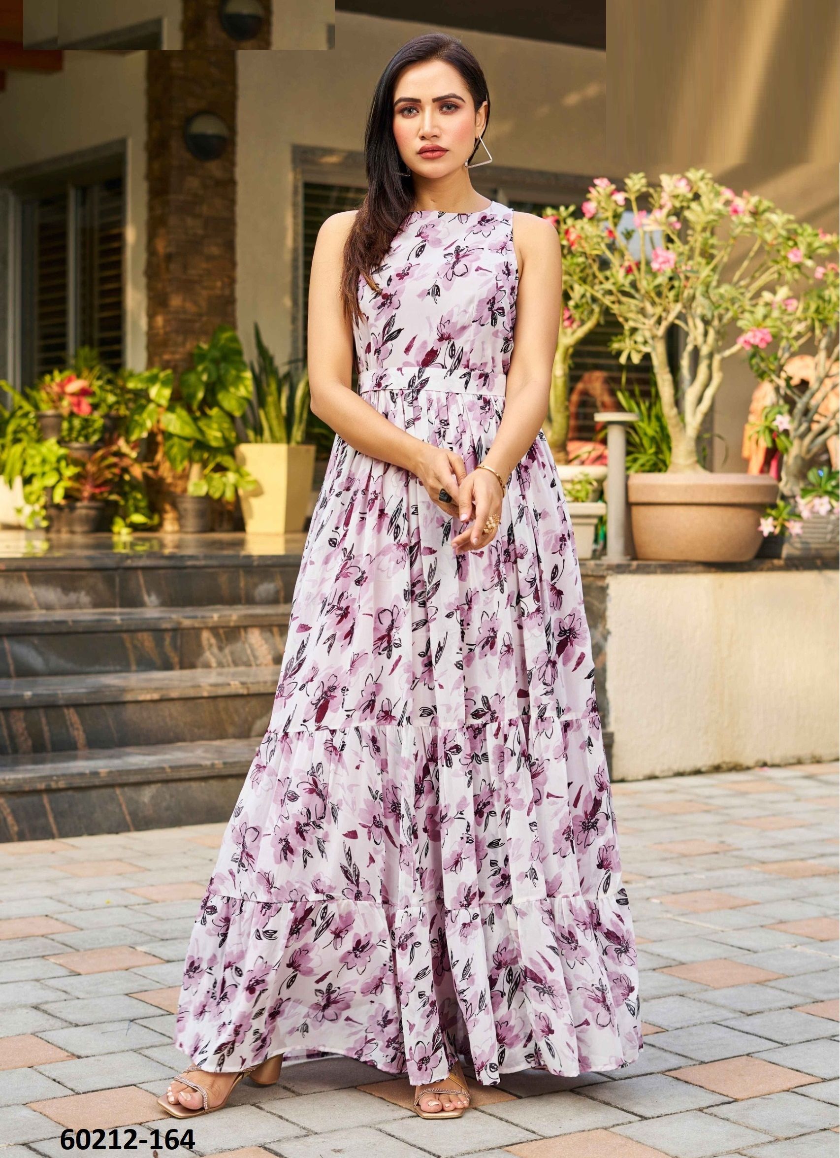 ELEGANCE - Catalog # 60212 (Set of 6 Readymade Women's Kurtis / Tops) by Brand MEHERIYA