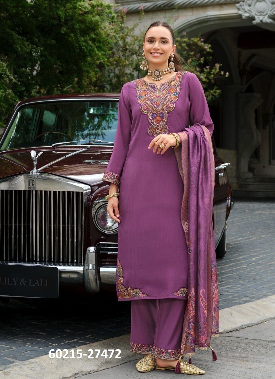 IBADAT - Catalog # 60215 (Set of 4 Readymade Salwar Suits) by Brand LADY LEELA