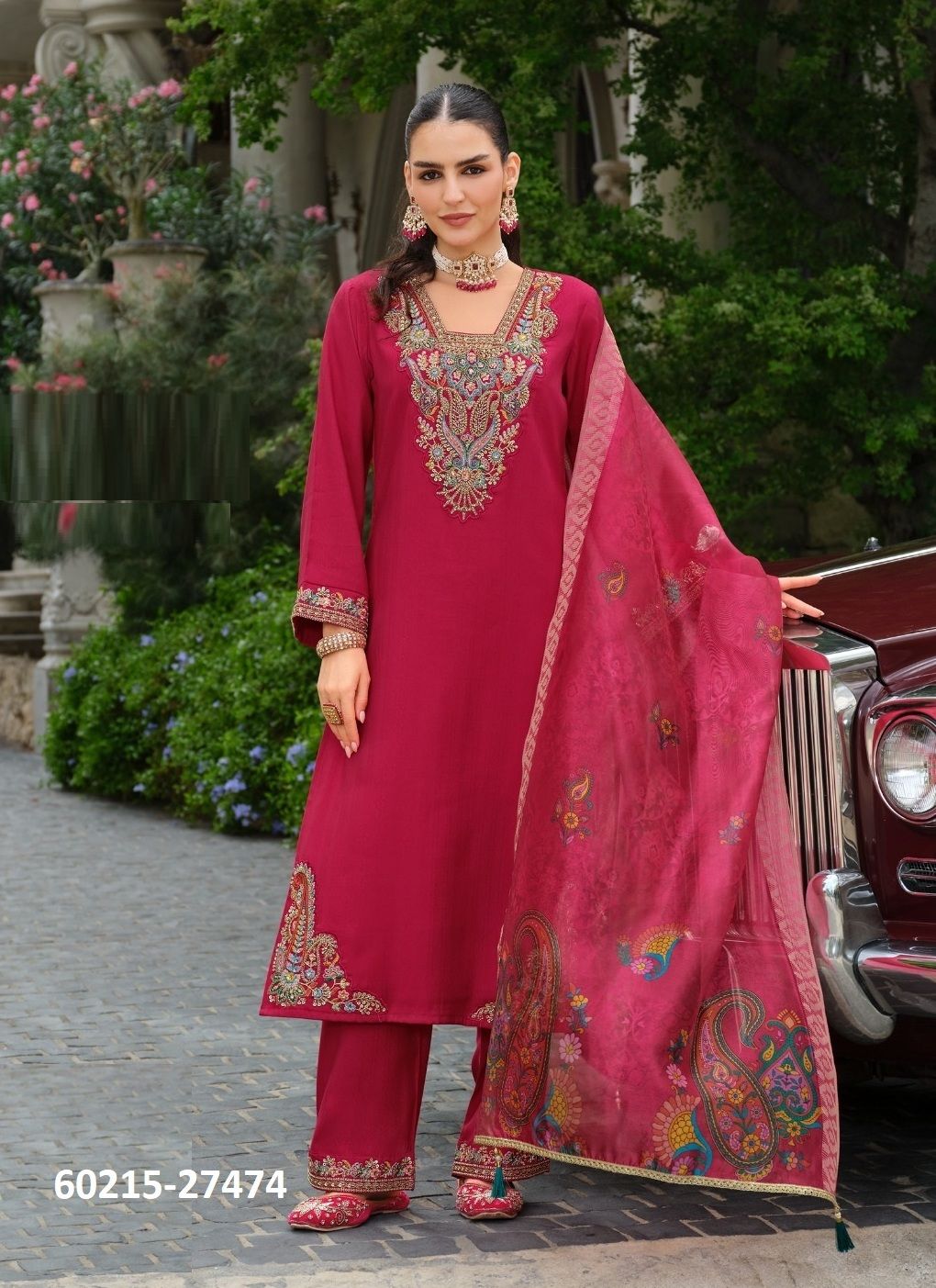 IBADAT - Catalog # 60215 (Set of 4 Readymade Salwar Suits) by Brand LADY LEELA