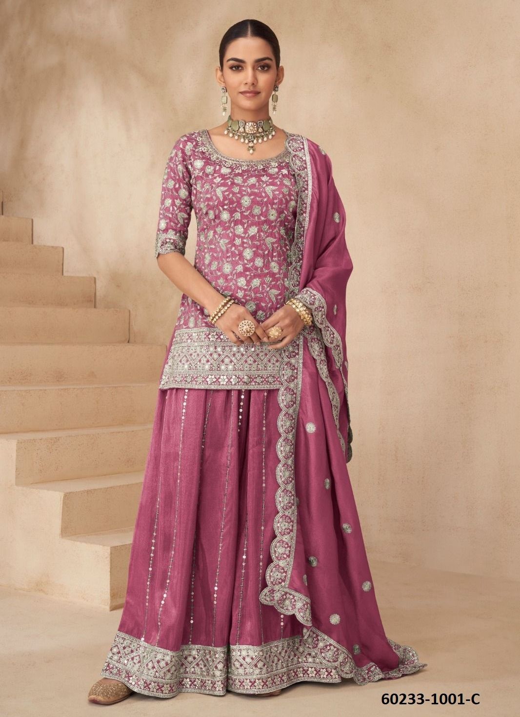 SUHANA - Catalog # 60233 (Set of 3 Readymade Salwar Suits) by Brand GULKAYRA DESIGNER