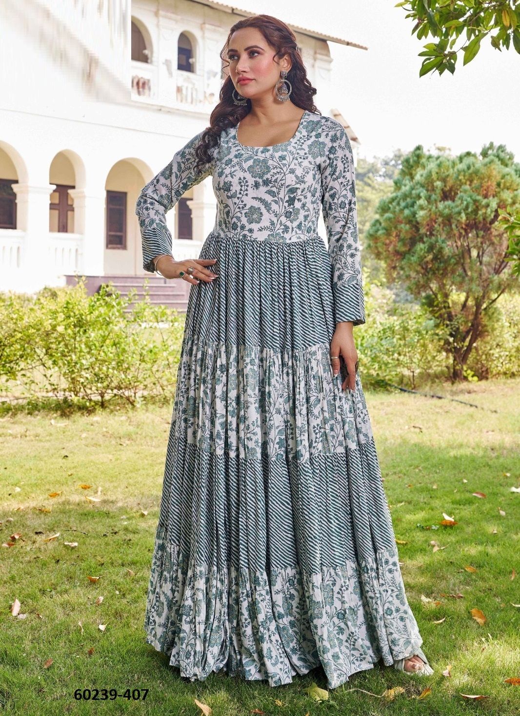 HIRANYASRI - Catalog # 60239 (Set of 4 Readymade Women's Kurtis / Tops) by Brand DESI MUSE HIRANYASRI - Catalog # 60239 (Set of 4 Readymade Women's Kurtis / Tops) by Brand DESI MUSE