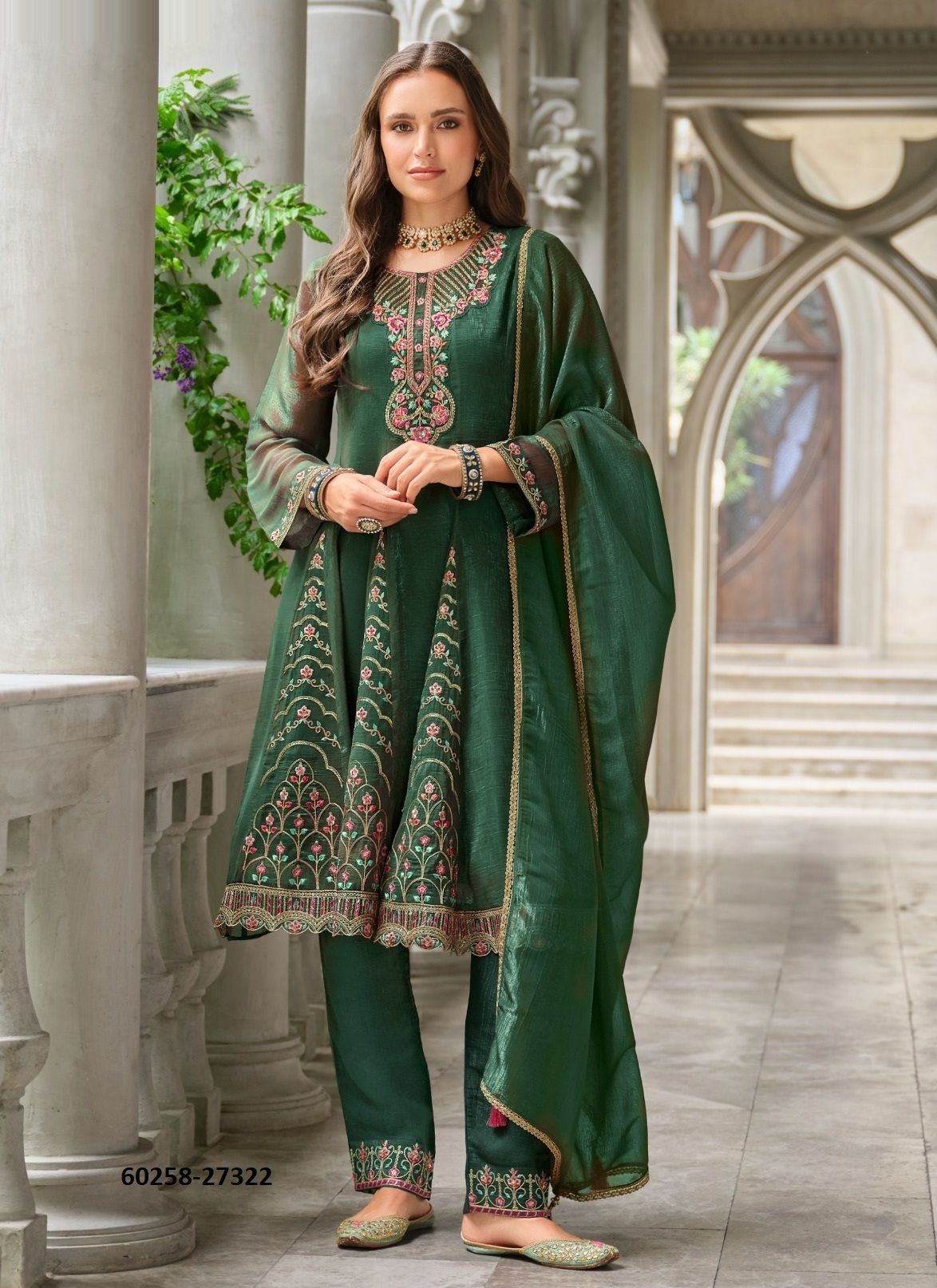 AASMA - Catalog # 60258 (Set of 4 Readymade Salwar Suits) MADE IN INDIA BY LILY & LALI