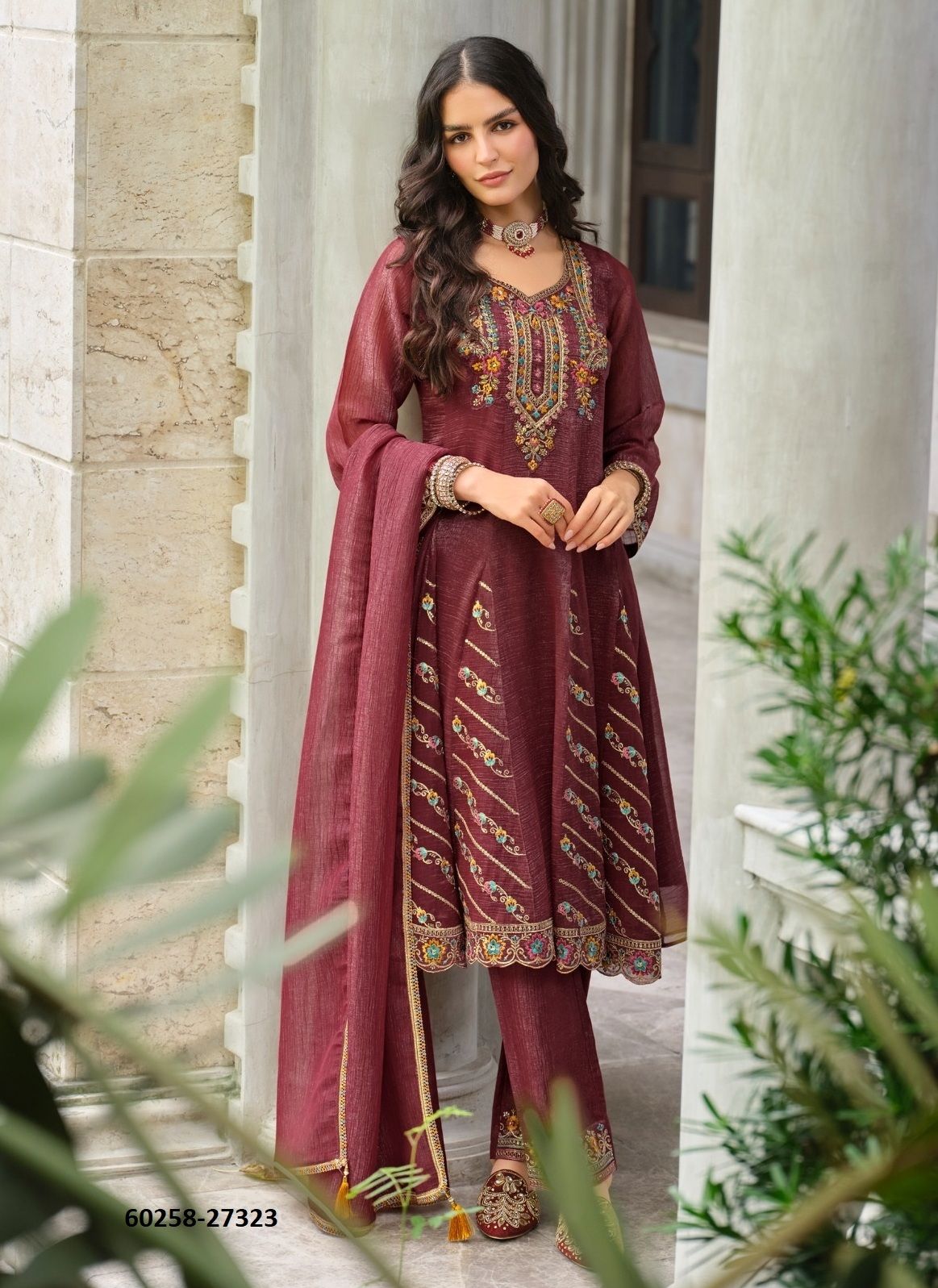AASMA - Catalog # 60258 (Set of 4 Readymade Salwar Suits) MADE IN INDIA BY LILY & LALI