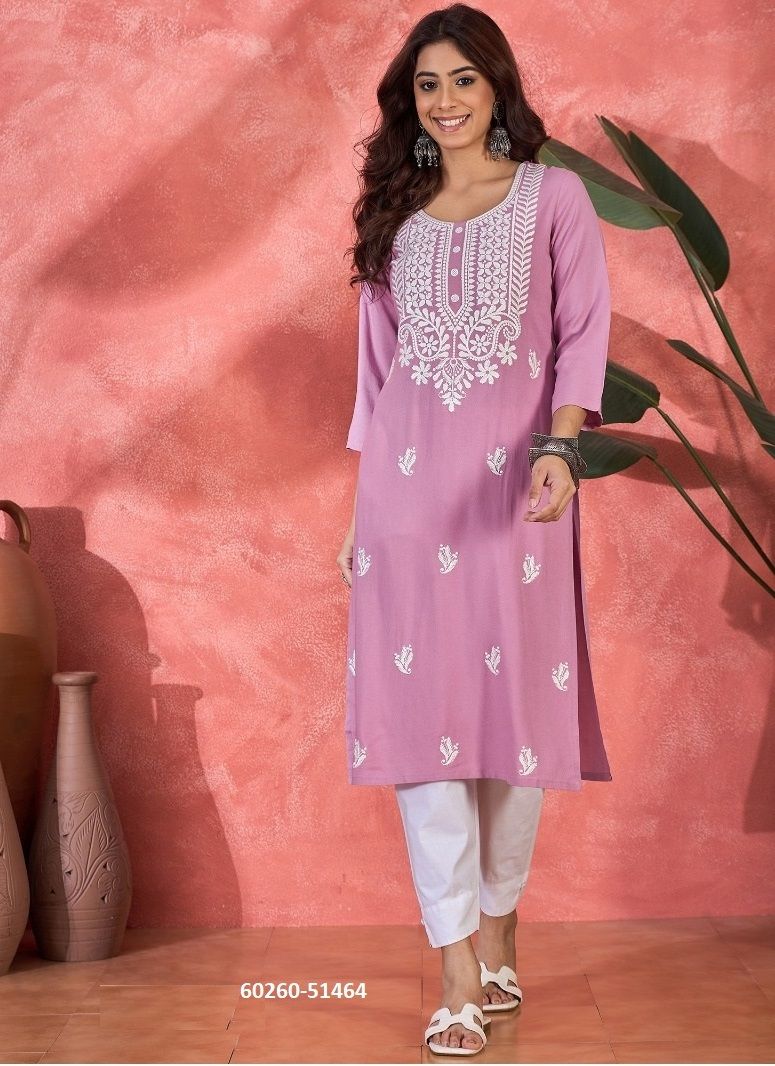WHITE RAYON - Catalog # 60260 (Set of 7 Readymade Women's Kurtis / Tops) MADE IN INDIA BY MEHERIYA WHITE RAYON - Catalog # 60260 (Set of 7 Readymade Women's Kurtis / Tops) MADE IN INDIA BY MEHERIYA