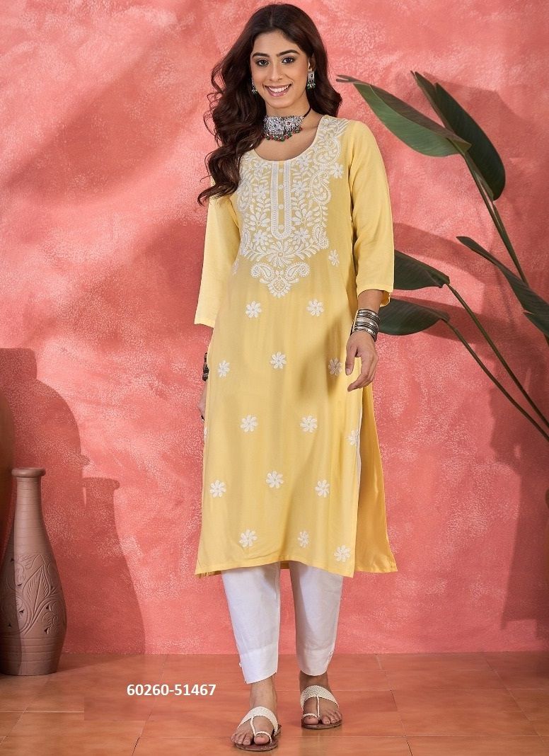 WHITE RAYON - Catalog # 60260 (Set of 7 Readymade Women's Kurtis / Tops) MADE IN INDIA BY MEHERIYA WHITE RAYON - Catalog # 60260 (Set of 7 Readymade Women's Kurtis / Tops) MADE IN INDIA BY MEHERIYA