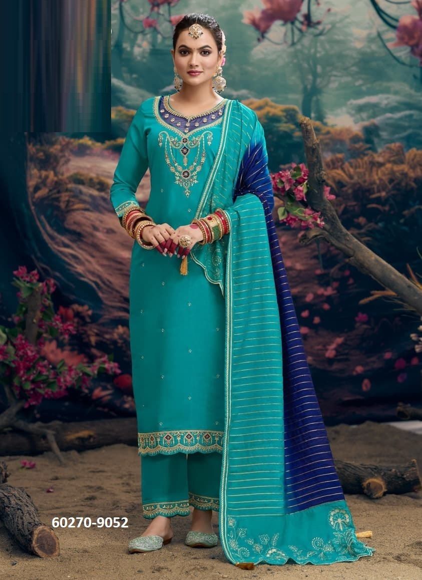 NIRJA - Catalog # 60270 (Set of 4 Readymade Salwar Suits) MADE IN INDIA BY RANGOON