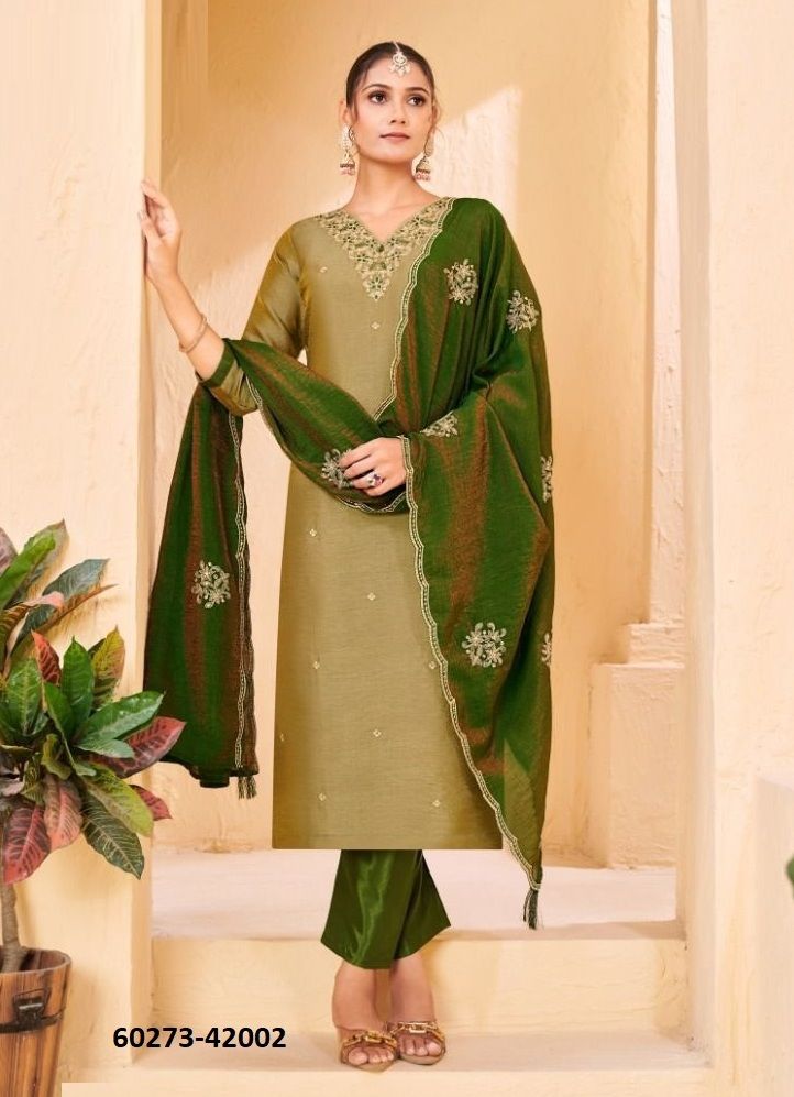 KHATOON - Catalog # 60273 (Set of 10 Readymade Salwar Suits) MADE IN INDIA BY AABHARAN