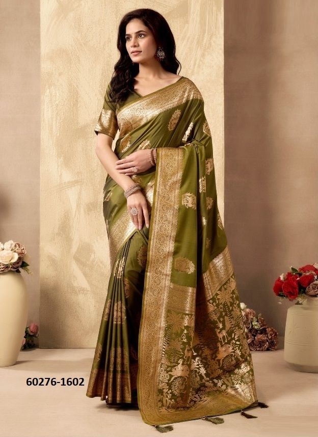 SABYASACHI - Catalog # 60276 (Set of 4 Sarees) MADE IN INDIA BY GOBUNI SABYASACHI - Catalog # 60276 (Set of 4 Sarees) MADE IN INDIA BY GOBUNI