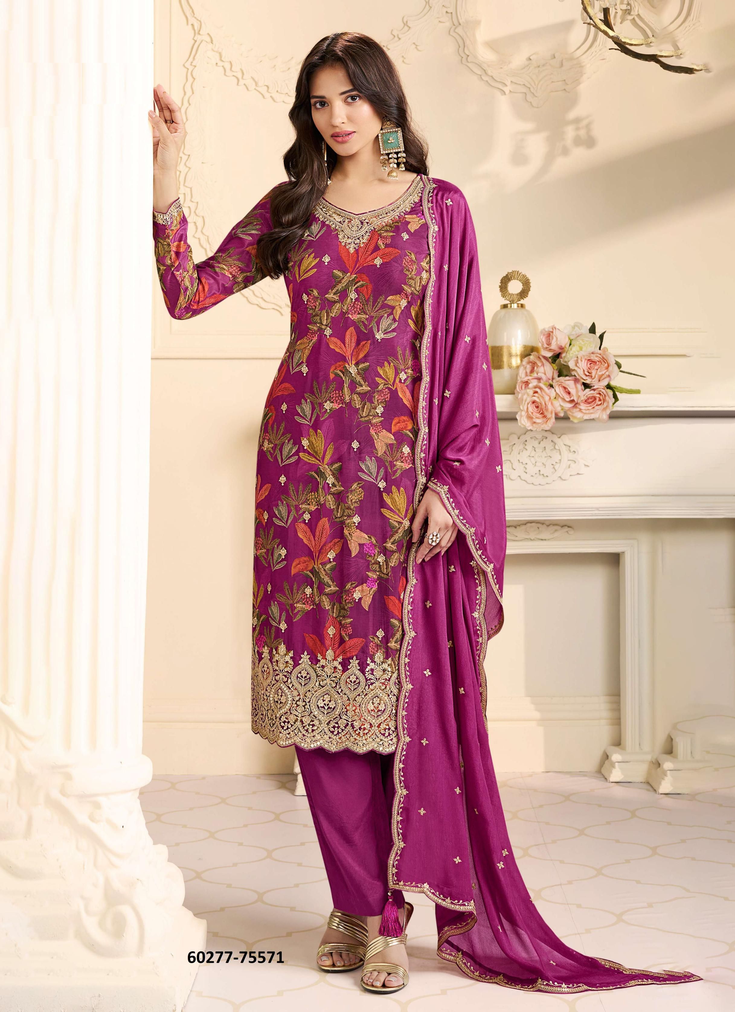 GUN GUN - Catalog # 60277 (Set of 4 Semi-Stitched / Un-Stitched Suits) MADE IN INDIA BY VINAY FASHION LLP GUN GUN - Catalog # 60277 (Set of 4 Semi-Stitched / Un-Stitched Suits) MADE IN INDIA BY VINAY FASHION LLP