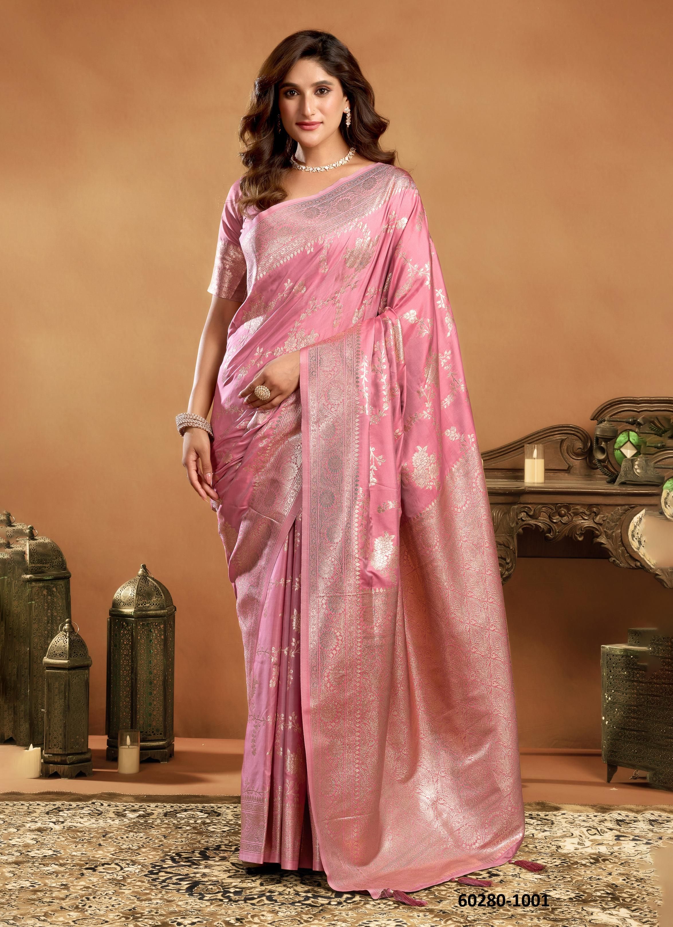 SRIVALLI - Catalog # 60280 (Set of 4 Sarees) MADE IN INDIA BY GOBUNI SRIVALLI - Catalog # 60280 (Set of 4 Sarees) MADE IN INDIA BY GOBUNI