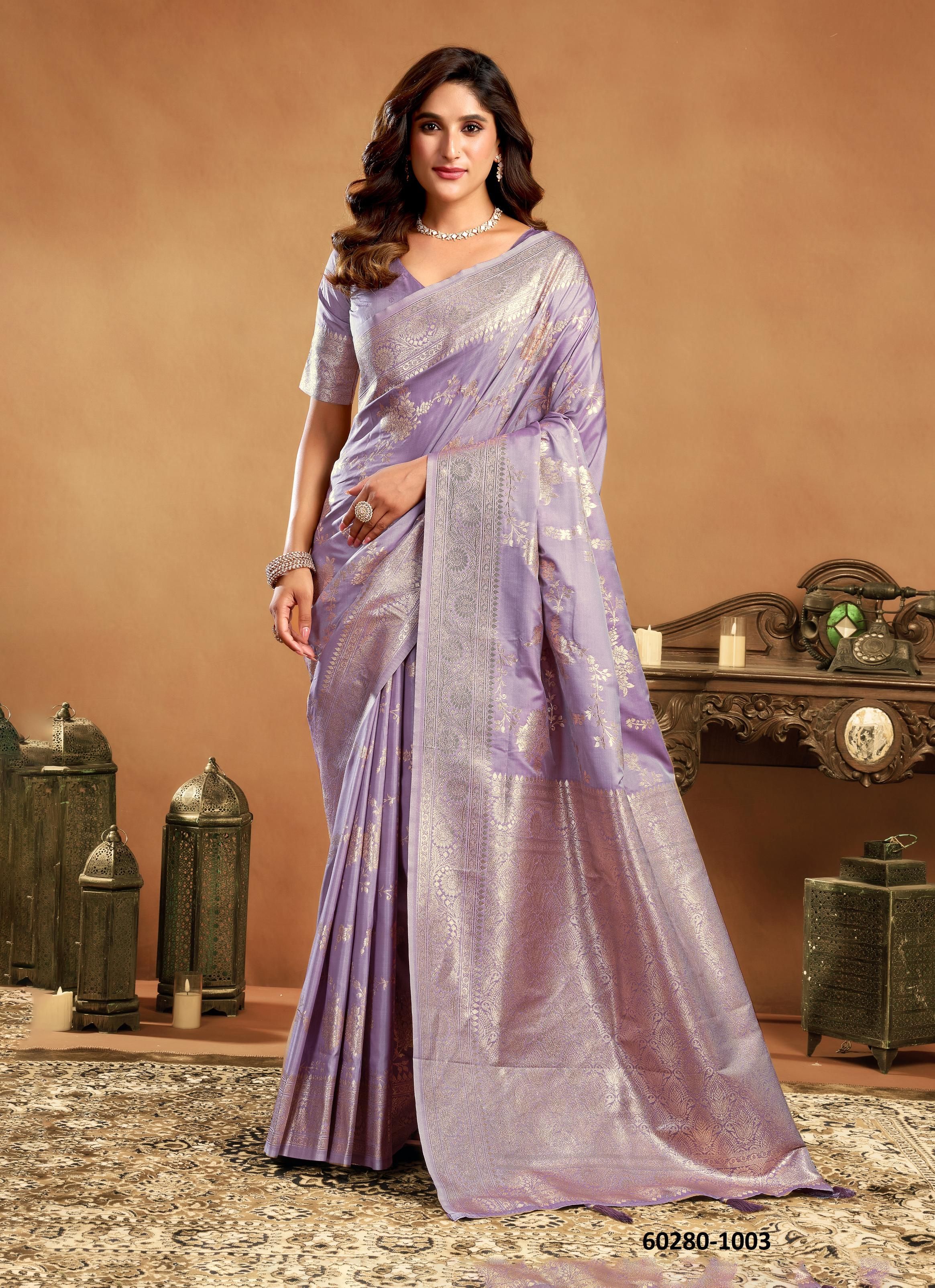 SRIVALLI - Catalog # 60280 (Set of 4 Sarees) MADE IN INDIA BY GOBUNI SRIVALLI - Catalog # 60280 (Set of 4 Sarees) MADE IN INDIA BY GOBUNI