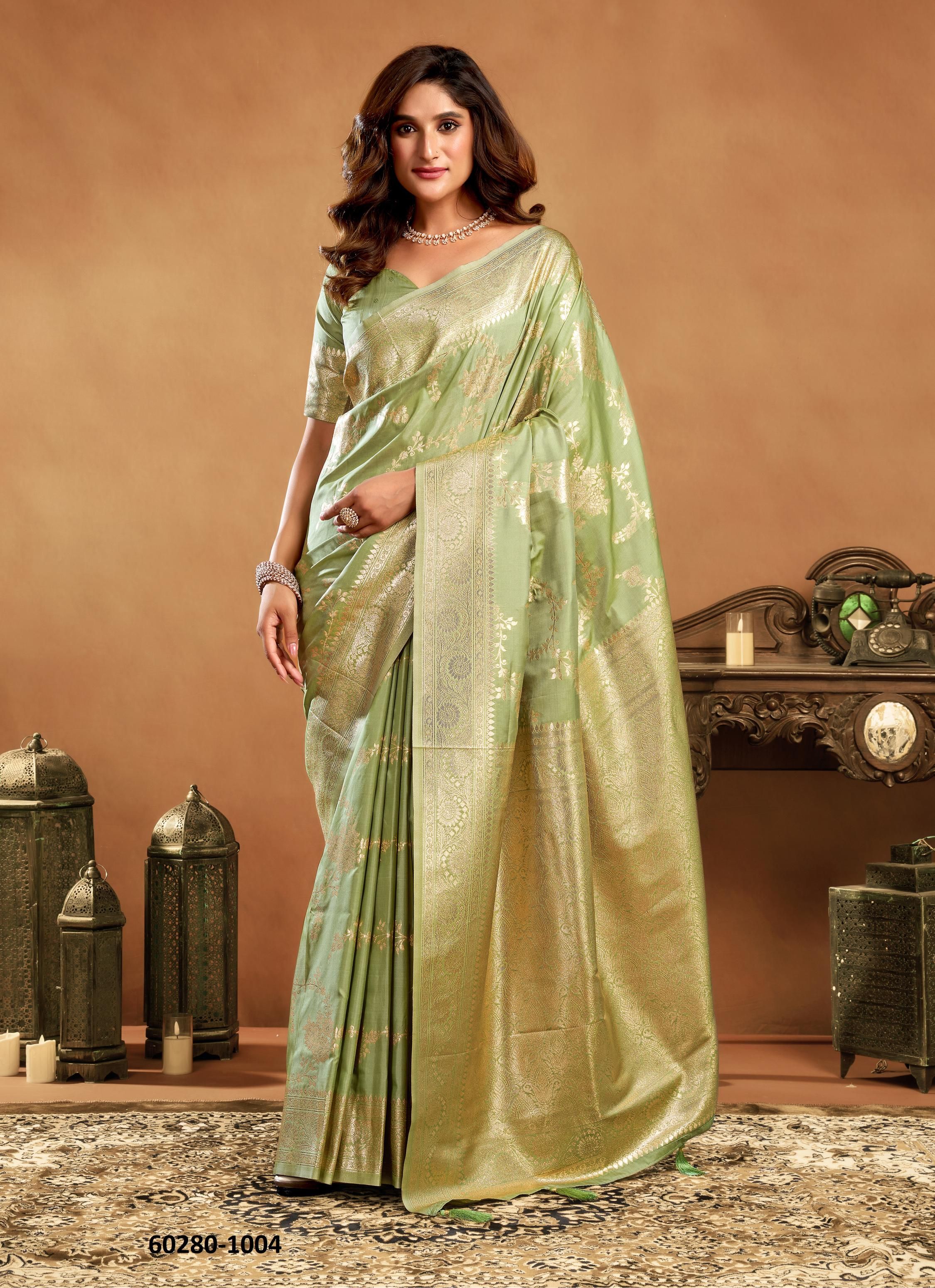 SRIVALLI - Catalog # 60280 (Set of 4 Sarees) MADE IN INDIA BY GOBUNI SRIVALLI - Catalog # 60280 (Set of 4 Sarees) MADE IN INDIA BY GOBUNI