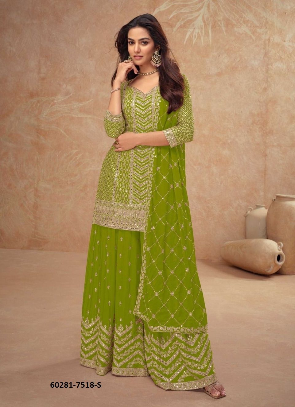 PALAK - Catalog # 60281 (Set of 5 Readymade Salwar Suits) MADE IN INDIA BY GULKAYRA DESIGNER PALAK - Catalog # 60281 (Set of 5 Readymade Salwar Suits) MADE IN INDIA BY GULKAYRA DESIGNER