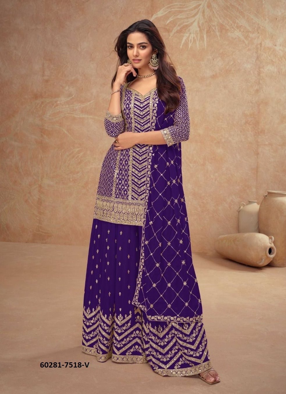 PALAK - Catalog # 60281 (Set of 5 Readymade Salwar Suits) MADE IN INDIA BY GULKAYRA DESIGNER PALAK - Catalog # 60281 (Set of 5 Readymade Salwar Suits) MADE IN INDIA BY GULKAYRA DESIGNER