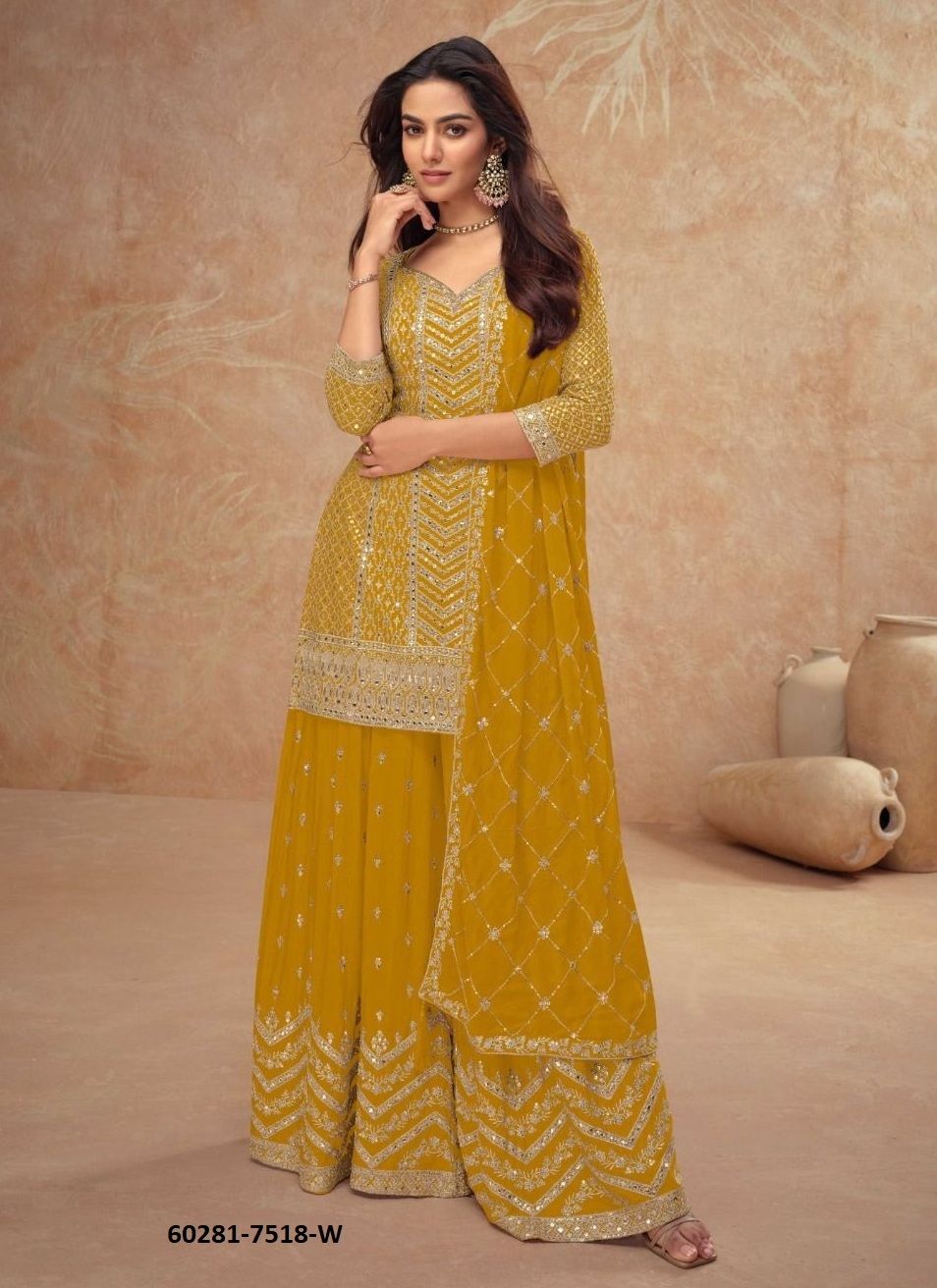 PALAK - Catalog # 60281 (Set of 5 Readymade Salwar Suits) MADE IN INDIA BY GULKAYRA DESIGNER PALAK - Catalog # 60281 (Set of 5 Readymade Salwar Suits) MADE IN INDIA BY GULKAYRA DESIGNER