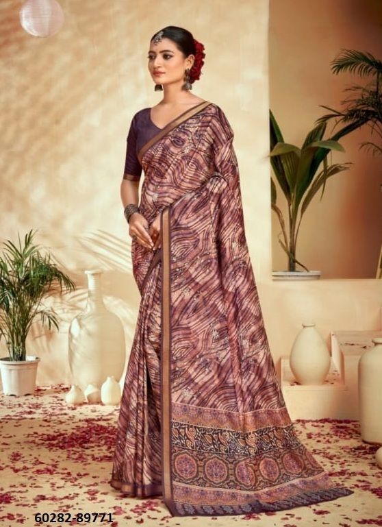 AMRAPALI 3 - Catalog # 60282 (Set of 12 Sarees) MADE IN INDIA BY VIPUL FASHIONS