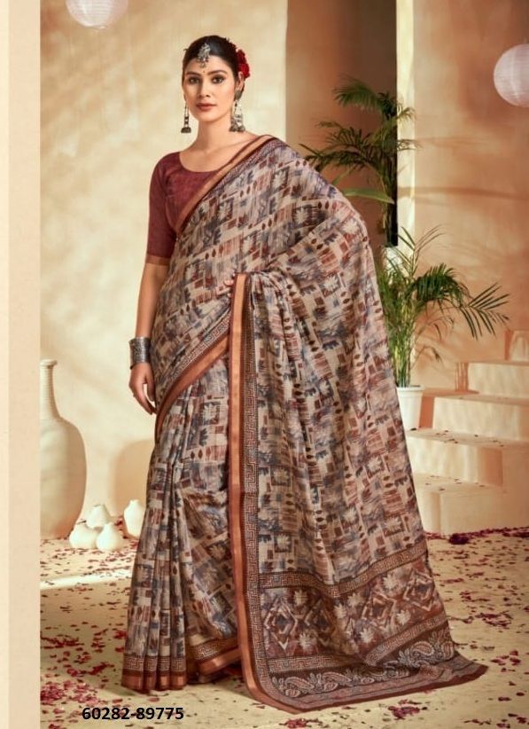 AMRAPALI 3 - Catalog # 60282 (Set of 12 Sarees) MADE IN INDIA BY VIPUL FASHIONS