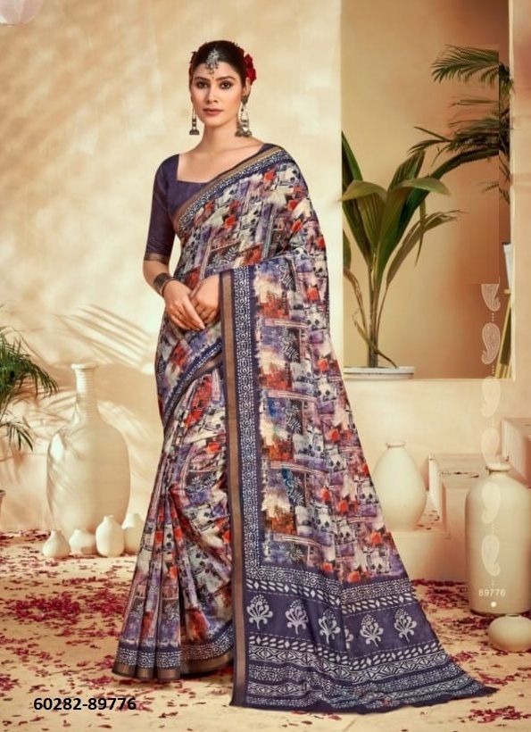 AMRAPALI 3 - Catalog # 60282 (Set of 12 Sarees) MADE IN INDIA BY VIPUL FASHIONS