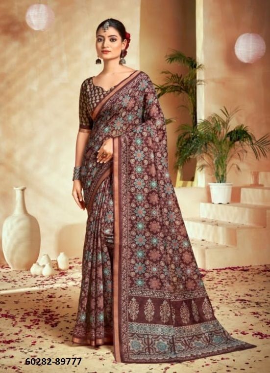 AMRAPALI 3 - Catalog # 60282 (Set of 12 Sarees) MADE IN INDIA BY VIPUL FASHIONS