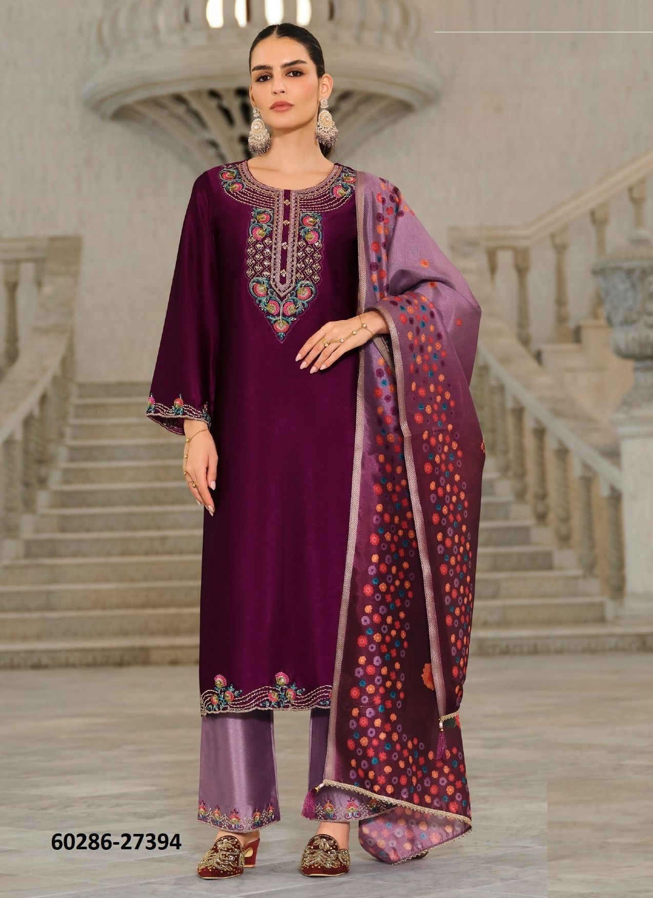 MONICA - Catalog # 60286 (Set of 4 Readymade Salwar Suits) MADE IN INDIA BY LILY & LALI