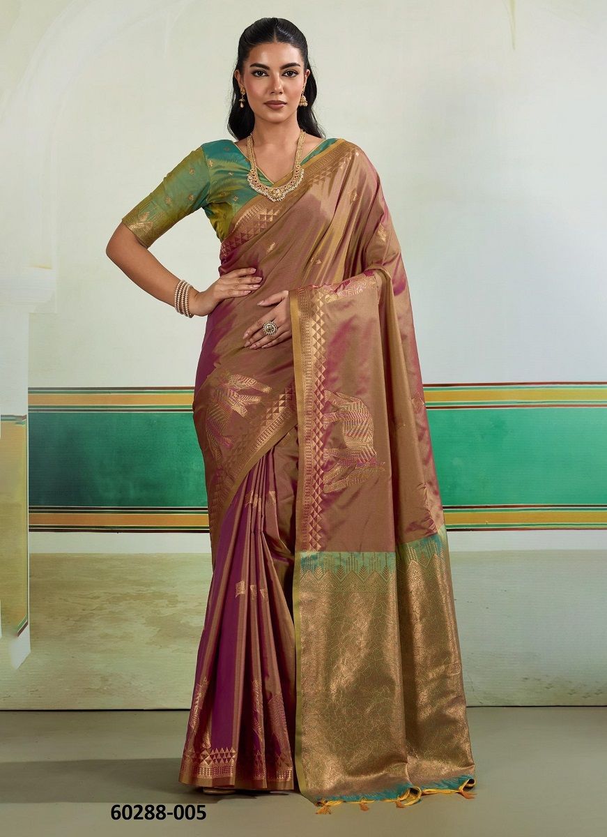 KIRTAN JUMBO - Catalog # 60288 (Set of 6 Sarees) MADE IN INDIA BY RAJTEX FABRICS